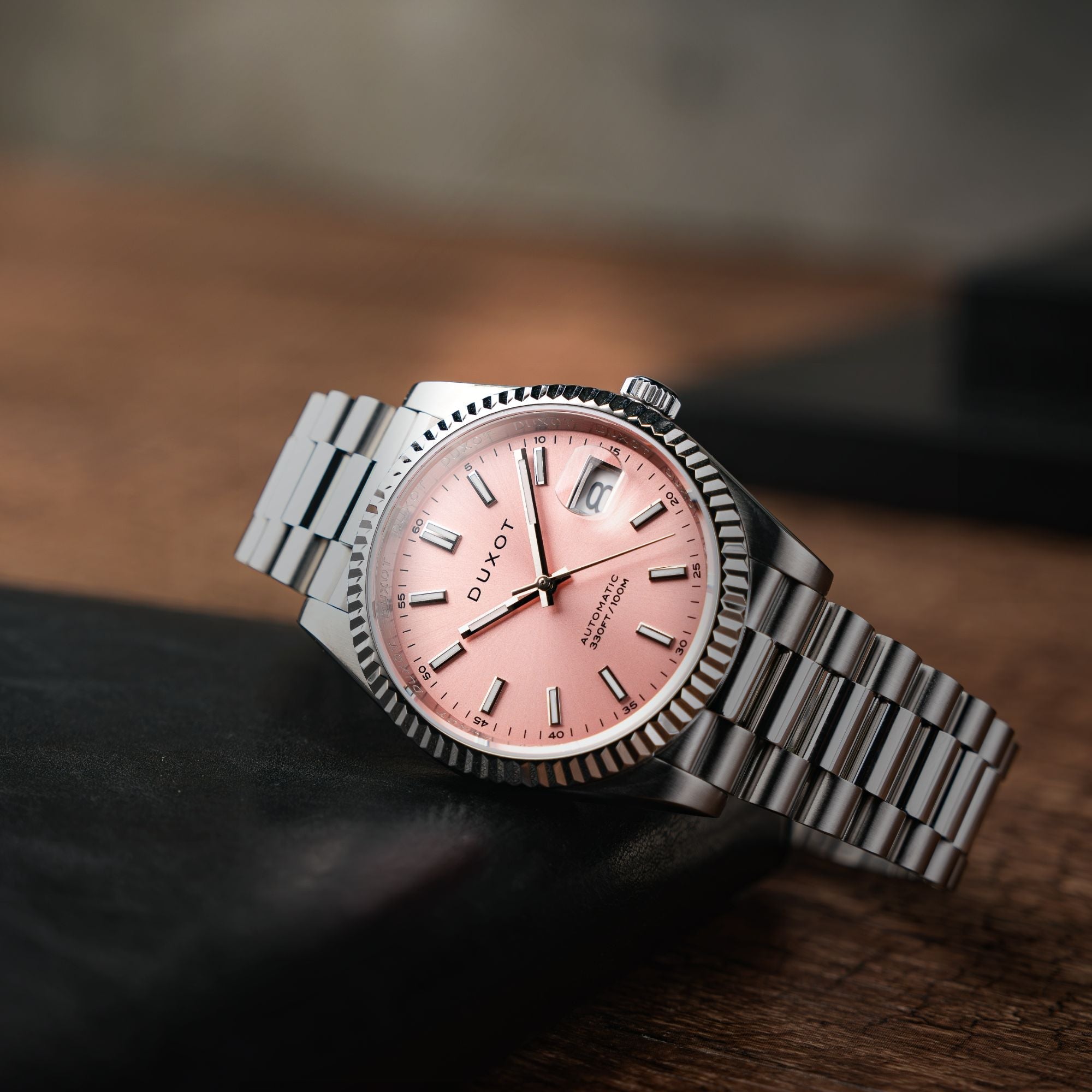 Duxot Marcel Automatic Steel Pink Men's Watch DX-2059-AA
