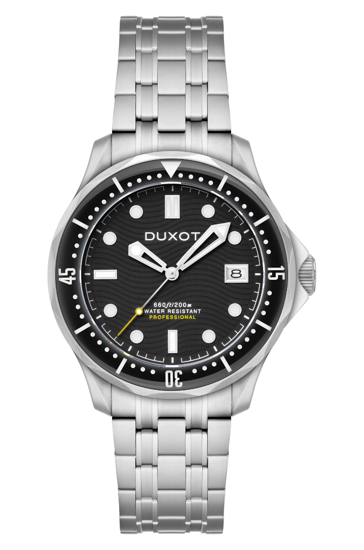 DUXOT Duxot Henri Diver Automatic Ink Black Men's Watch DX-2060-11