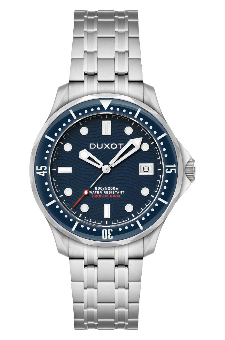 DUXOT Duxot Henri Diver Automatic Presidential Blue Men's Watch DX-2060-22