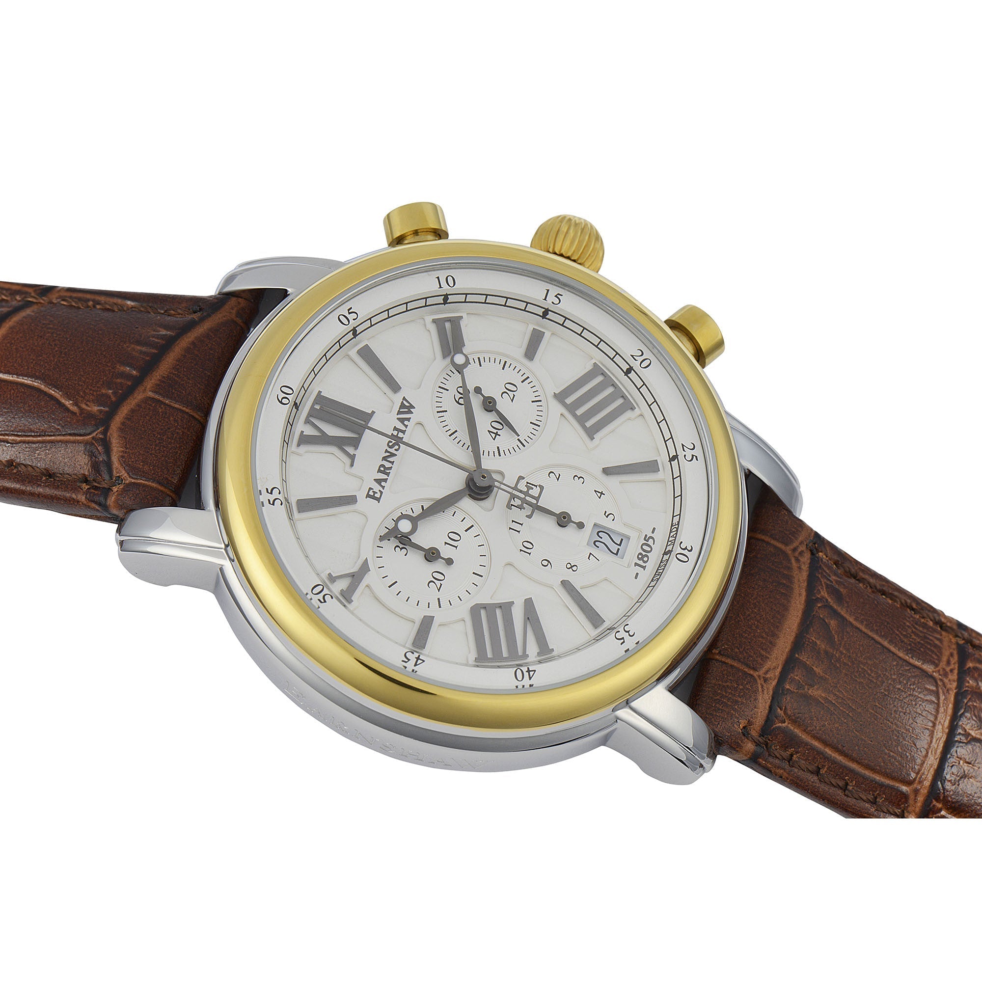 THOMAS EARNSHAW Thomas Earnshaw Longcase Swiss Quartz Ivory White Men's Watch ES-0016-05