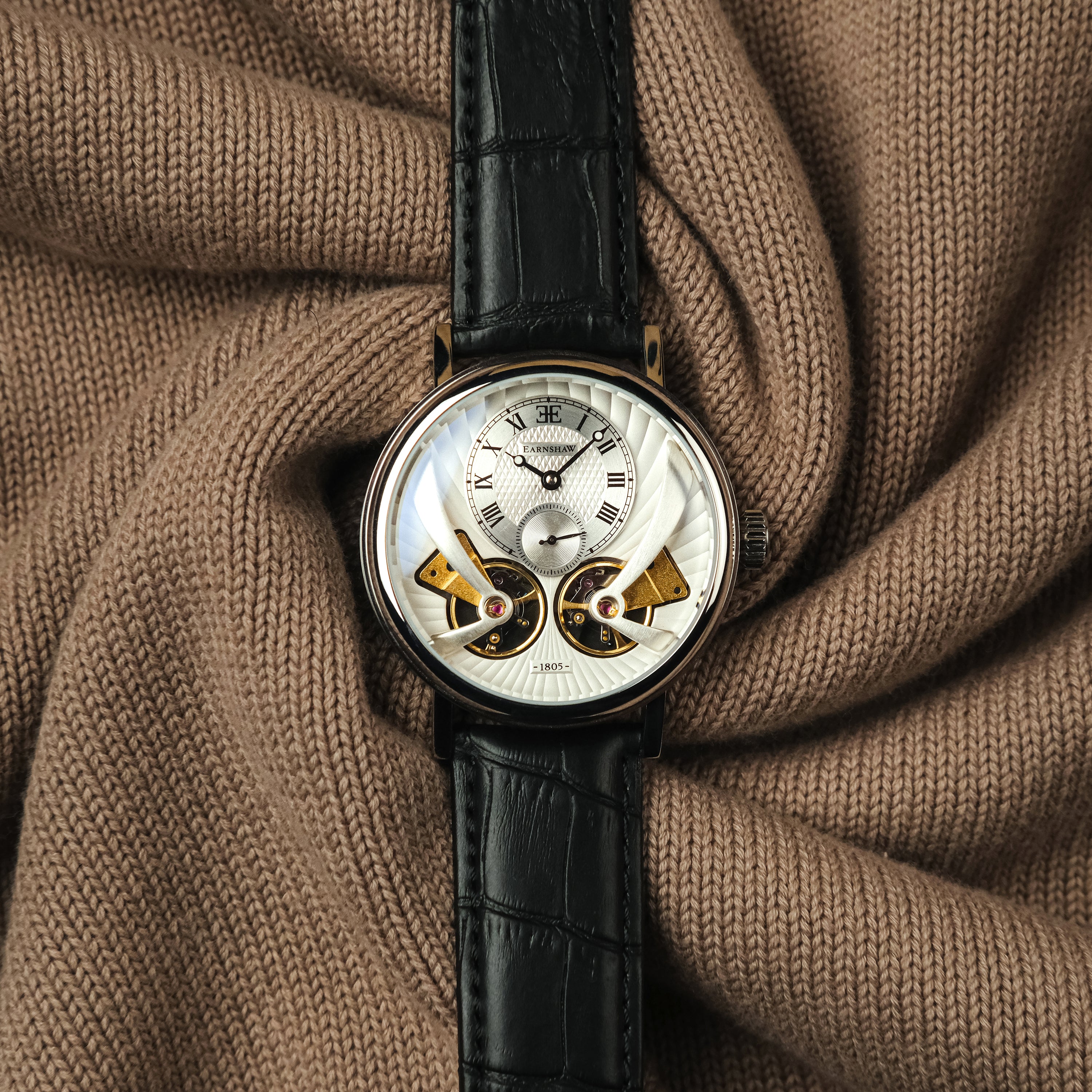 THOMAS EARNSHAW Thomas Earnshaw Beaufort Anatolia Men's Mechanical Automatic Imperial White Watch ES-8059-01