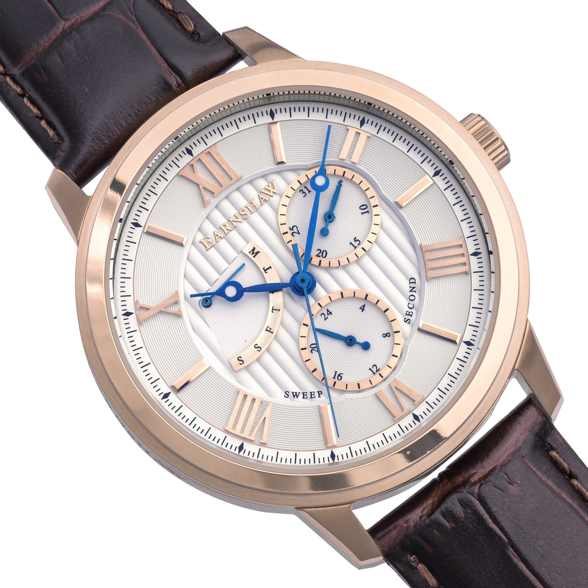 THOMAS EARNSHAW Thomas Earnshaw Cornwall Retrograde Rose Gold Men's Watch ES-8060-03