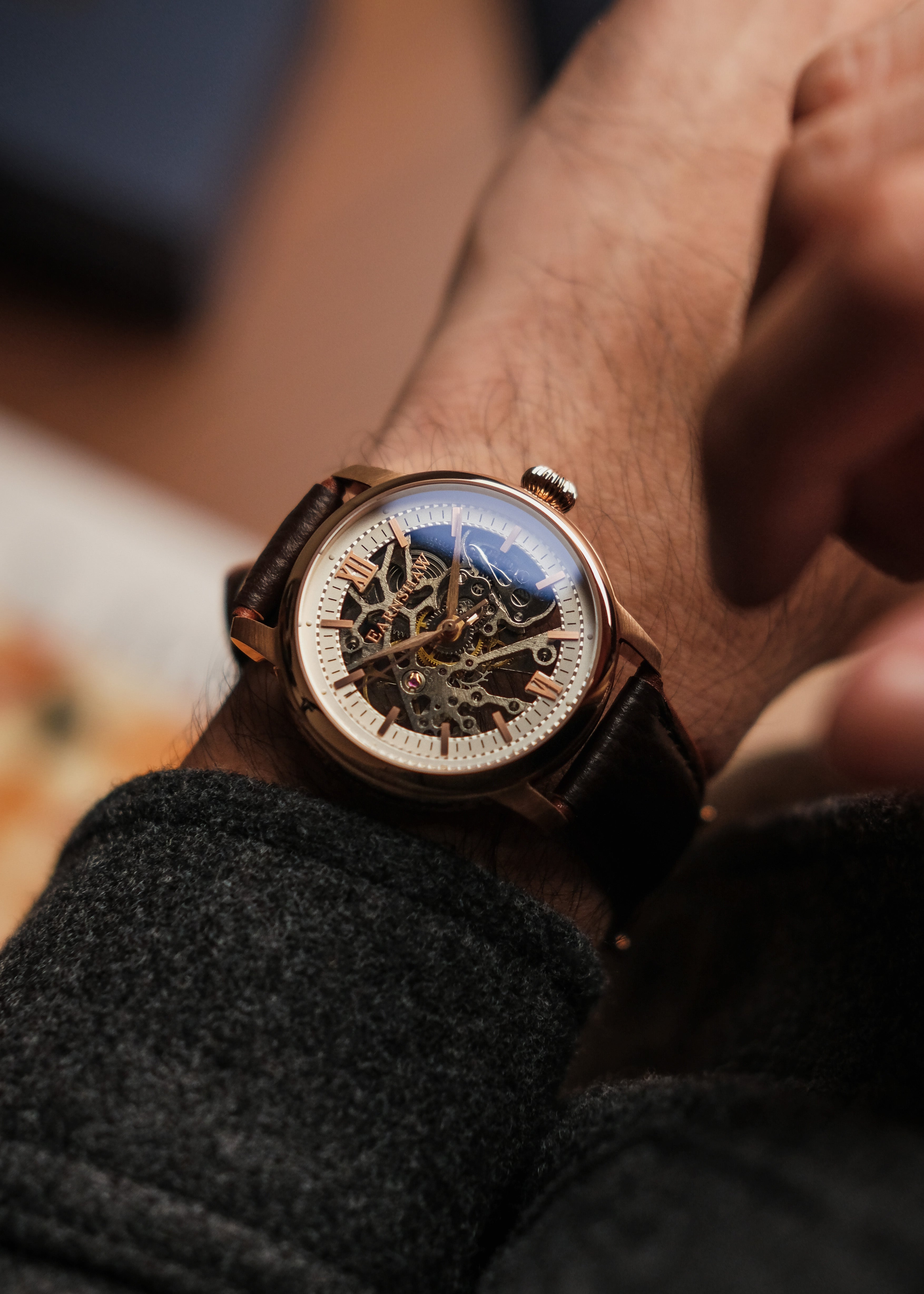 Thomas Earnshaw Thomas Earnshaw Cornwall Men s Automatic Skeleton