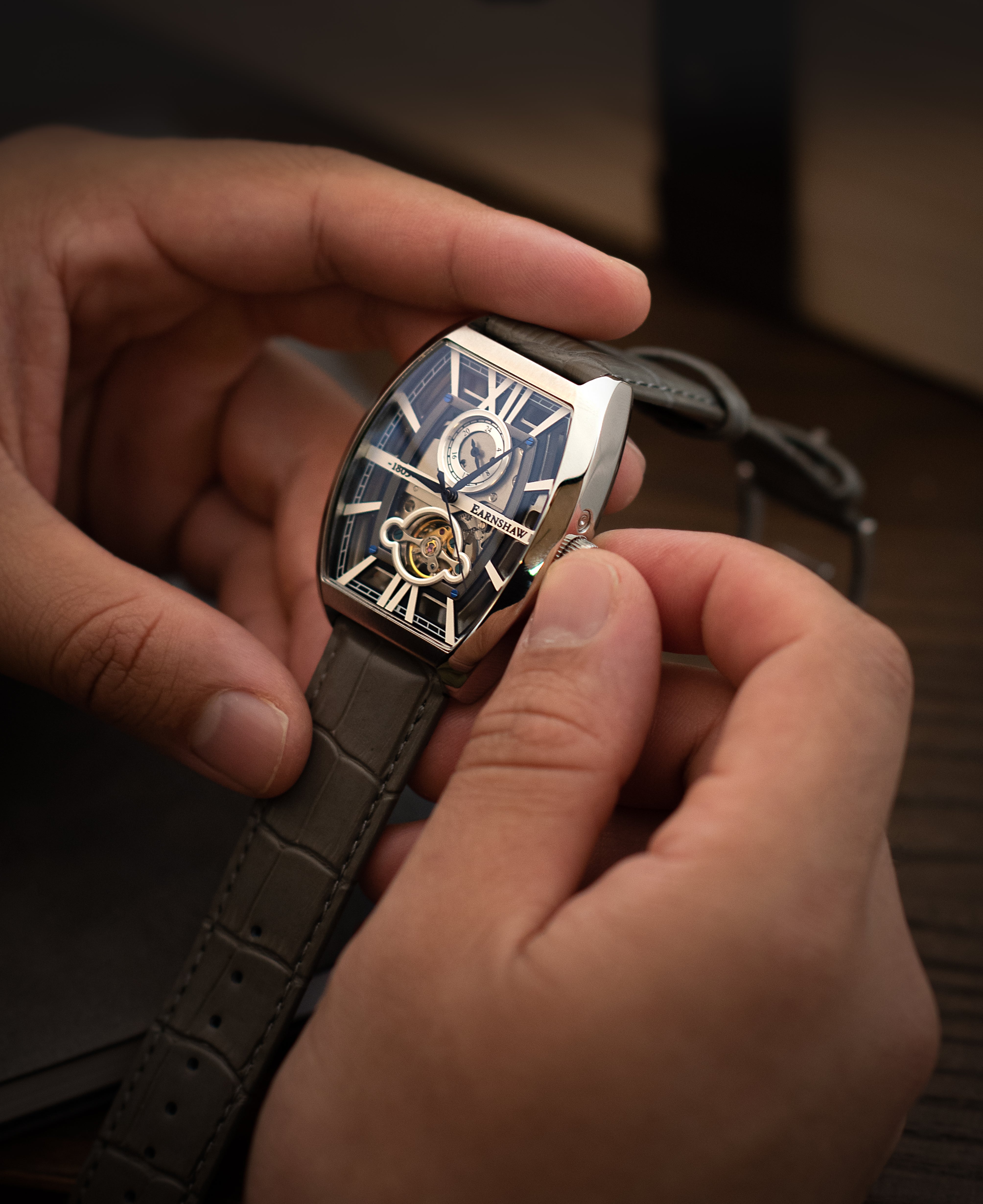 Thomas Earnshaw Thomas Earnshaw Holborn Men's Mechanical Automatic Smoke Grey Watch ES-8111-01