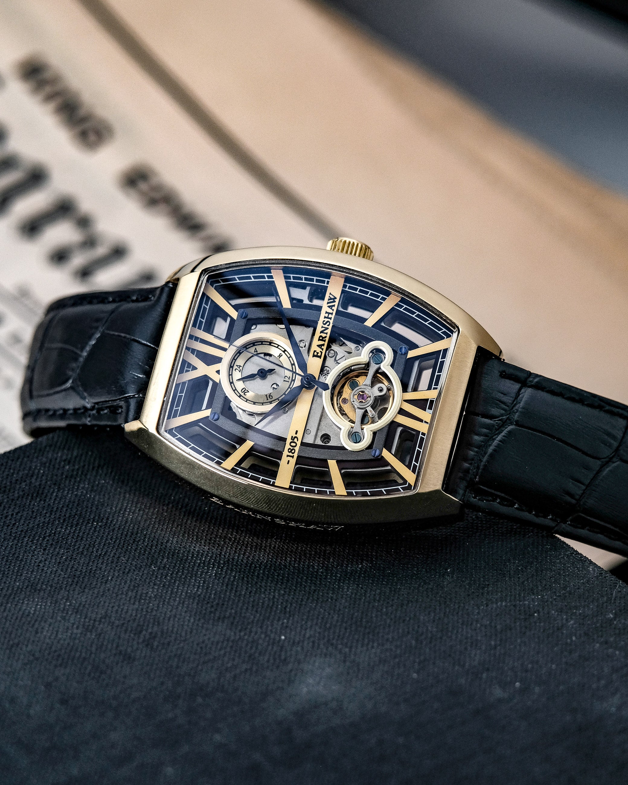 Thomas Earnshaw Thomas Earnshaw Holborn Men's Mechanical Automatic Aurum Gold Watch ES-8111-02