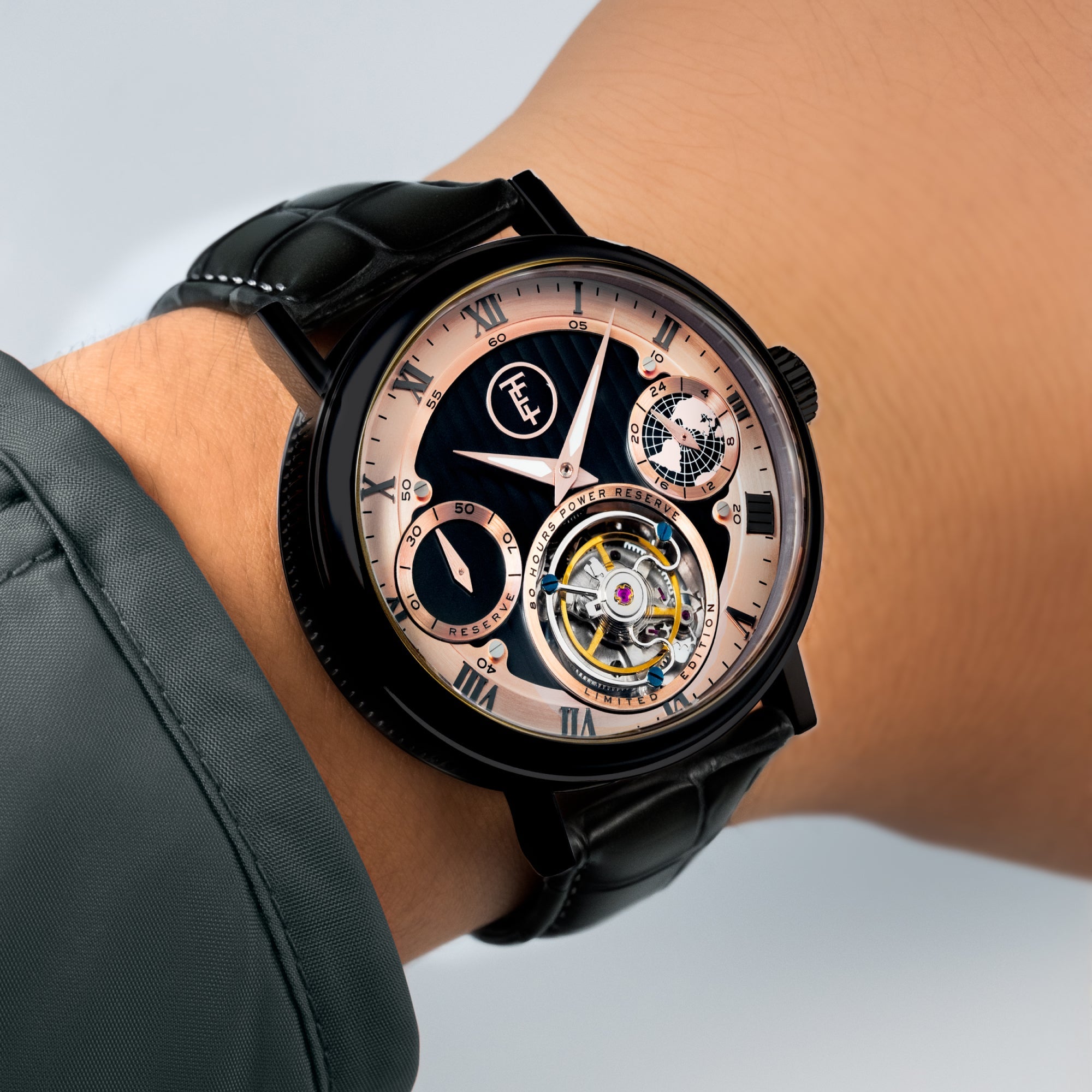 THOMAS EARNSHAW Thomas Earnshaw Celestial Halley Tourbillon Limited Edition Men's Watch ES-8262-0E
