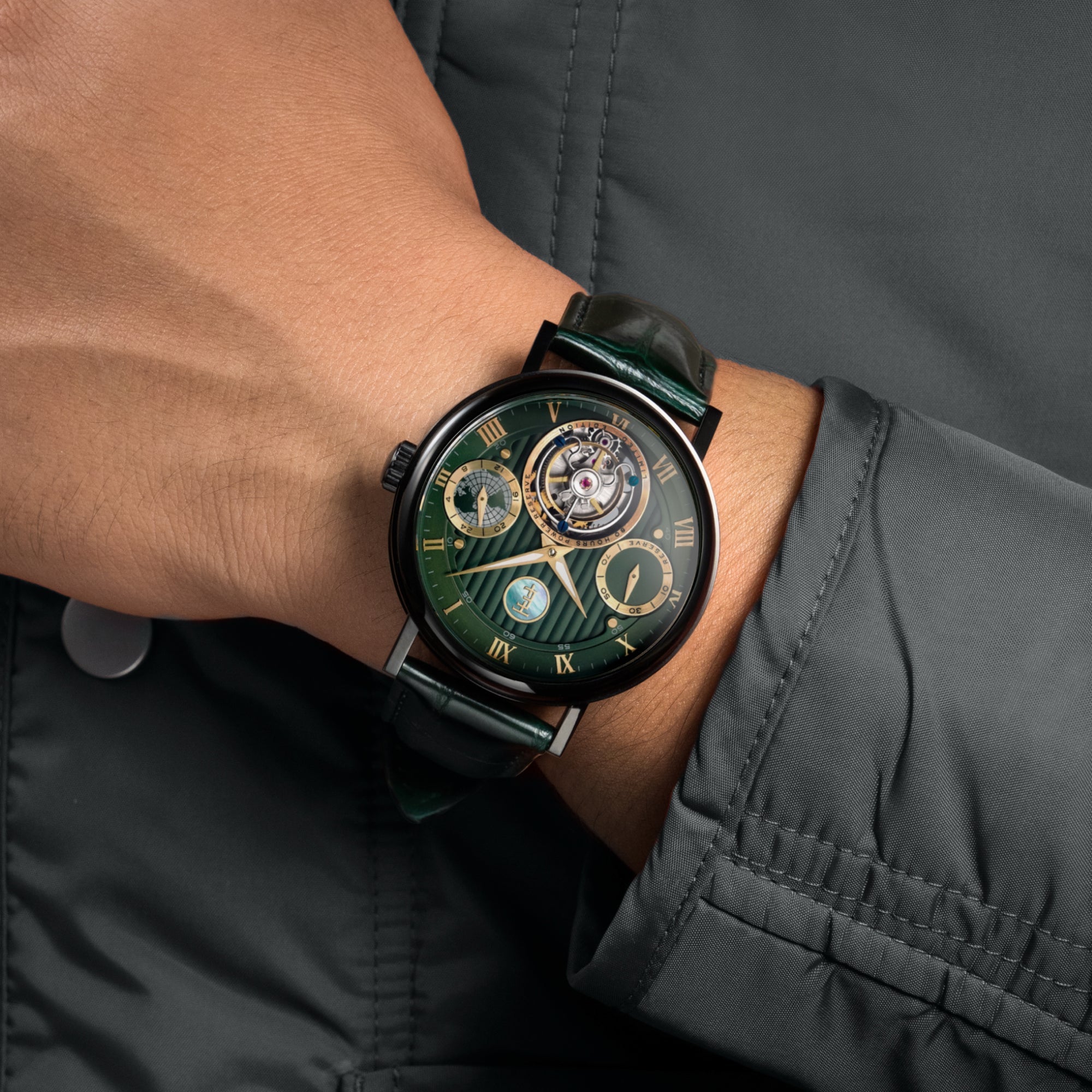 THOMAS EARNSHAW Thomas Earnshaw Celestial Halley Tourbillon Limited Edition Men's Watch ES-8262-0F