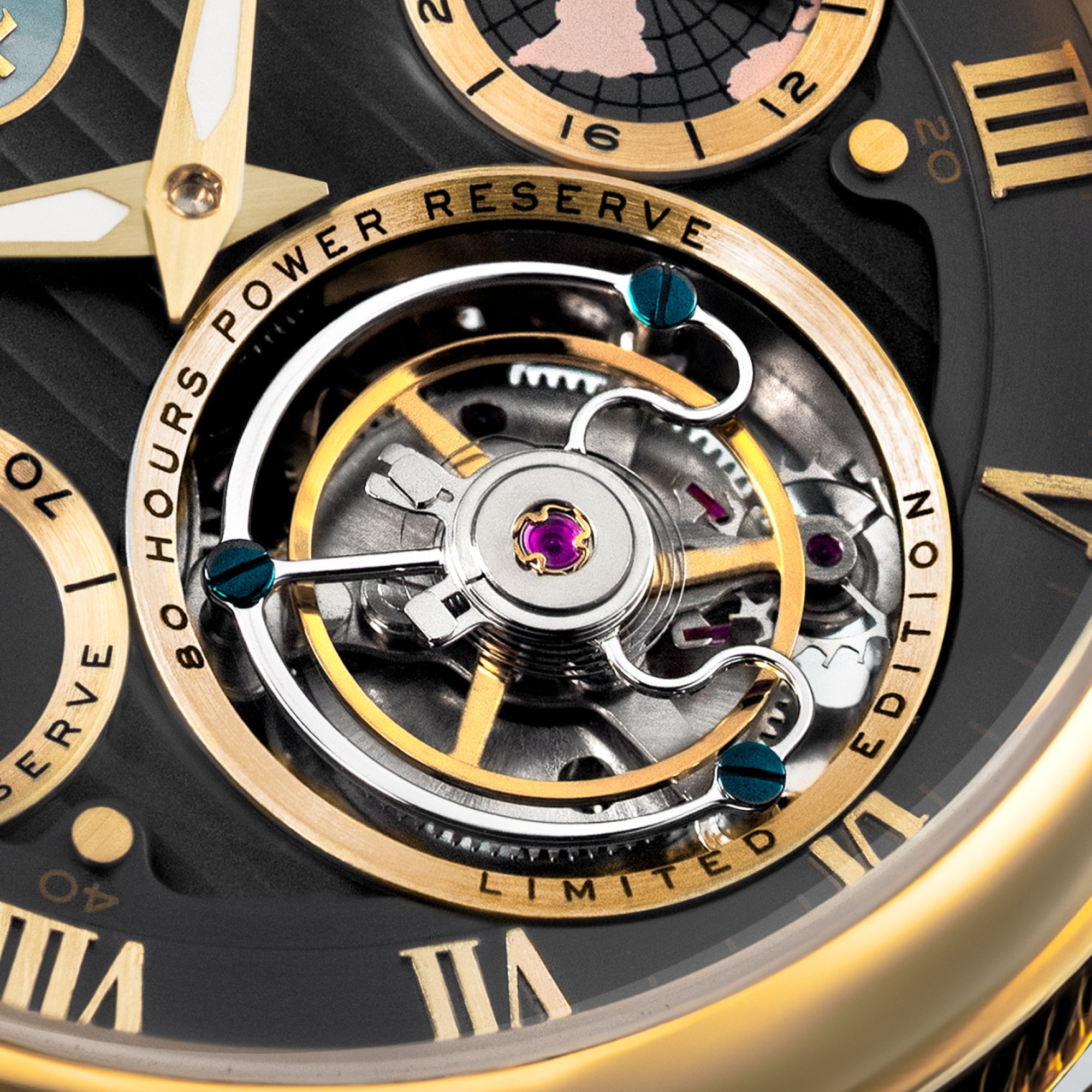 THOMAS EARNSHAW Thomas Earnshaw Celestial Halley Tourbillon Limited Edition Men's Watch ES-8262-0I