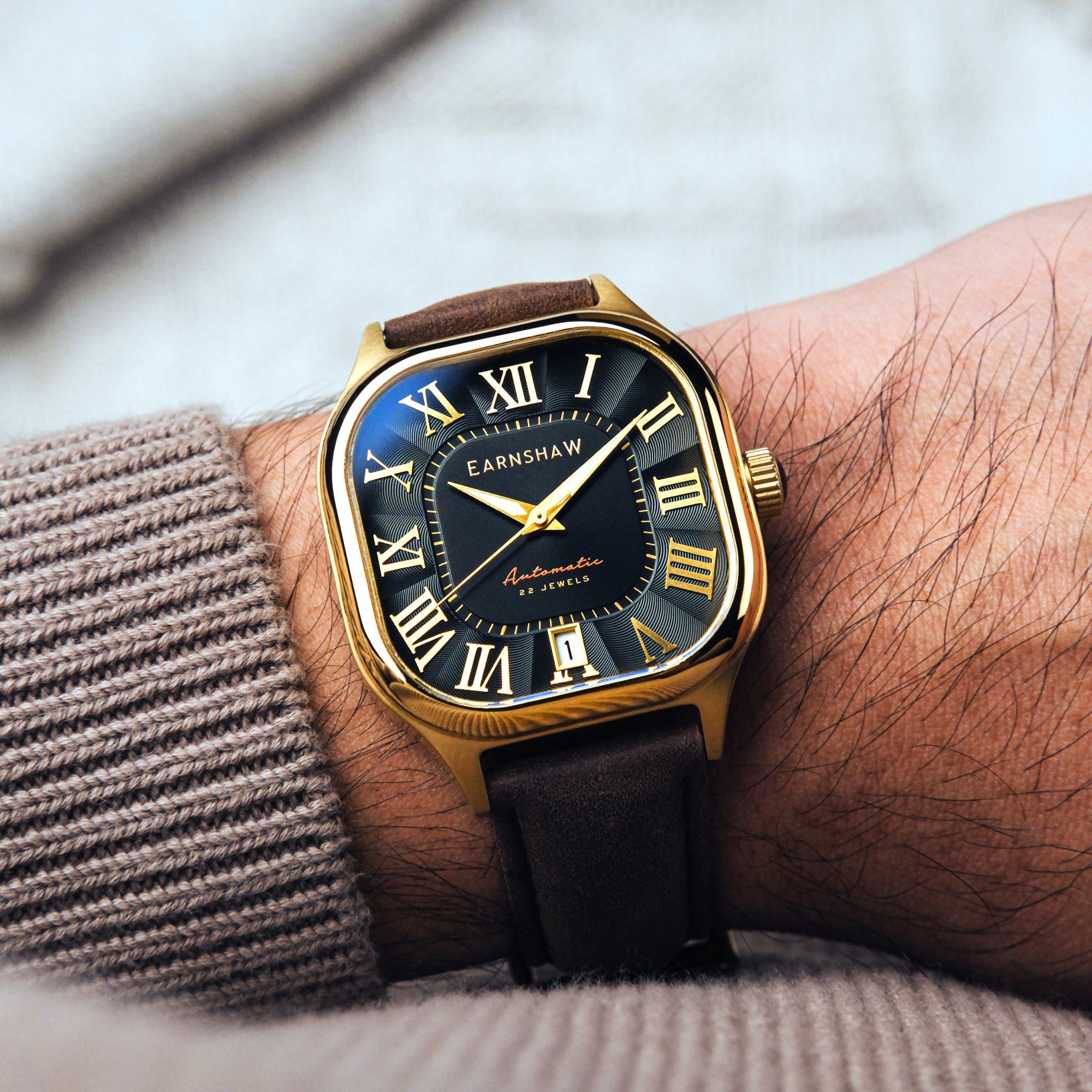 THOMAS EARNSHAW Thomas Earnshaw Coussin Automatic Men's Watch ES-8284-01