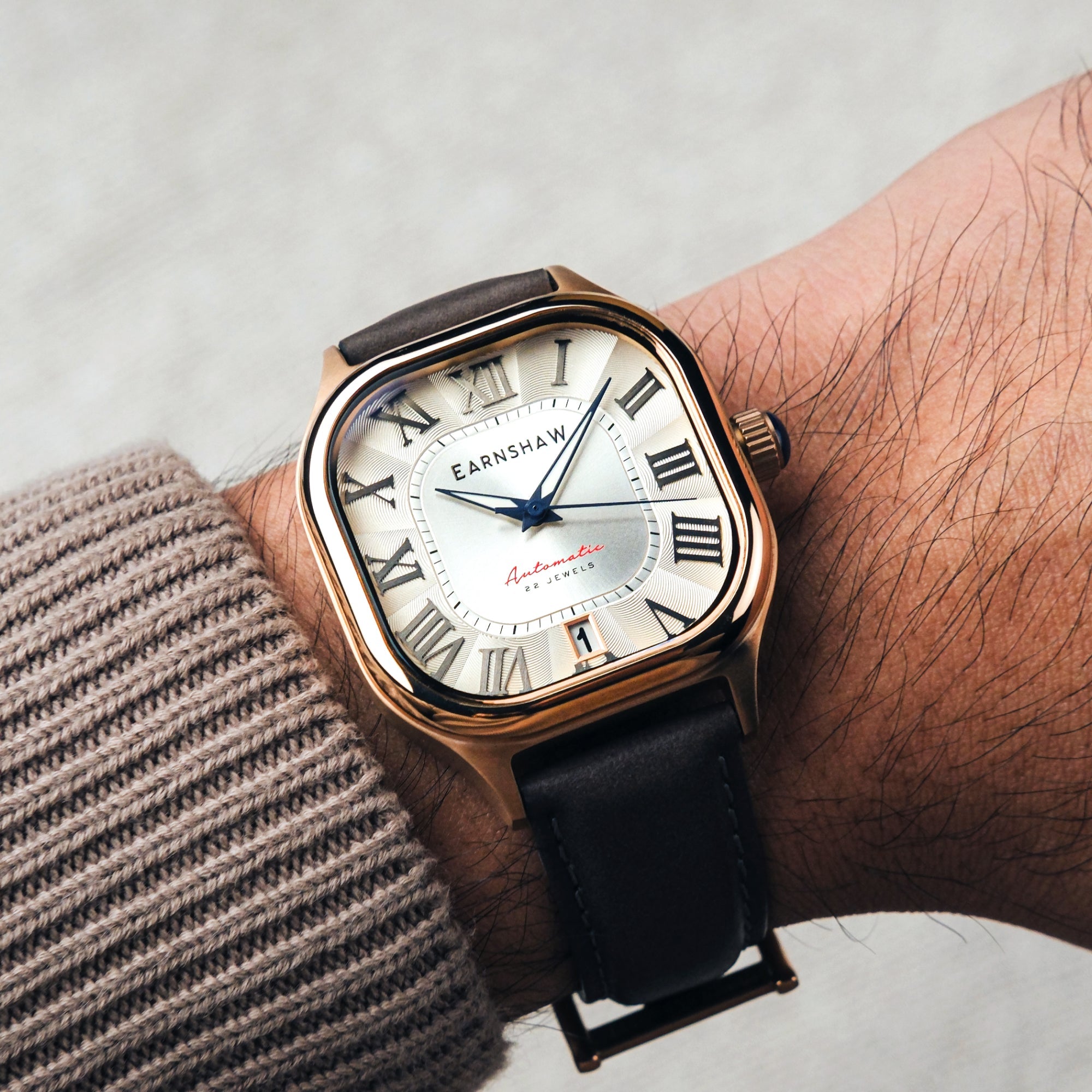 THOMAS EARNSHAW Thomas Earnshaw Coussin Automatic Men's Watch ES-8284-02