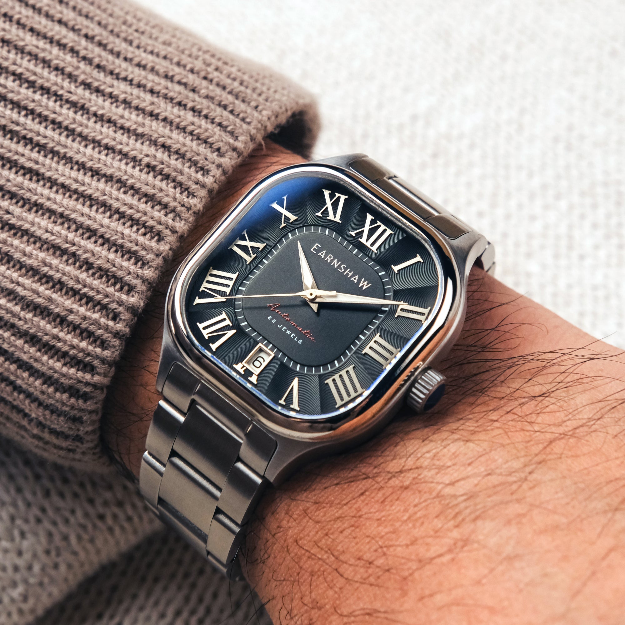 THOMAS EARNSHAW Thomas Earnshaw Coussin Automatic Men's Watch ES-8284-33