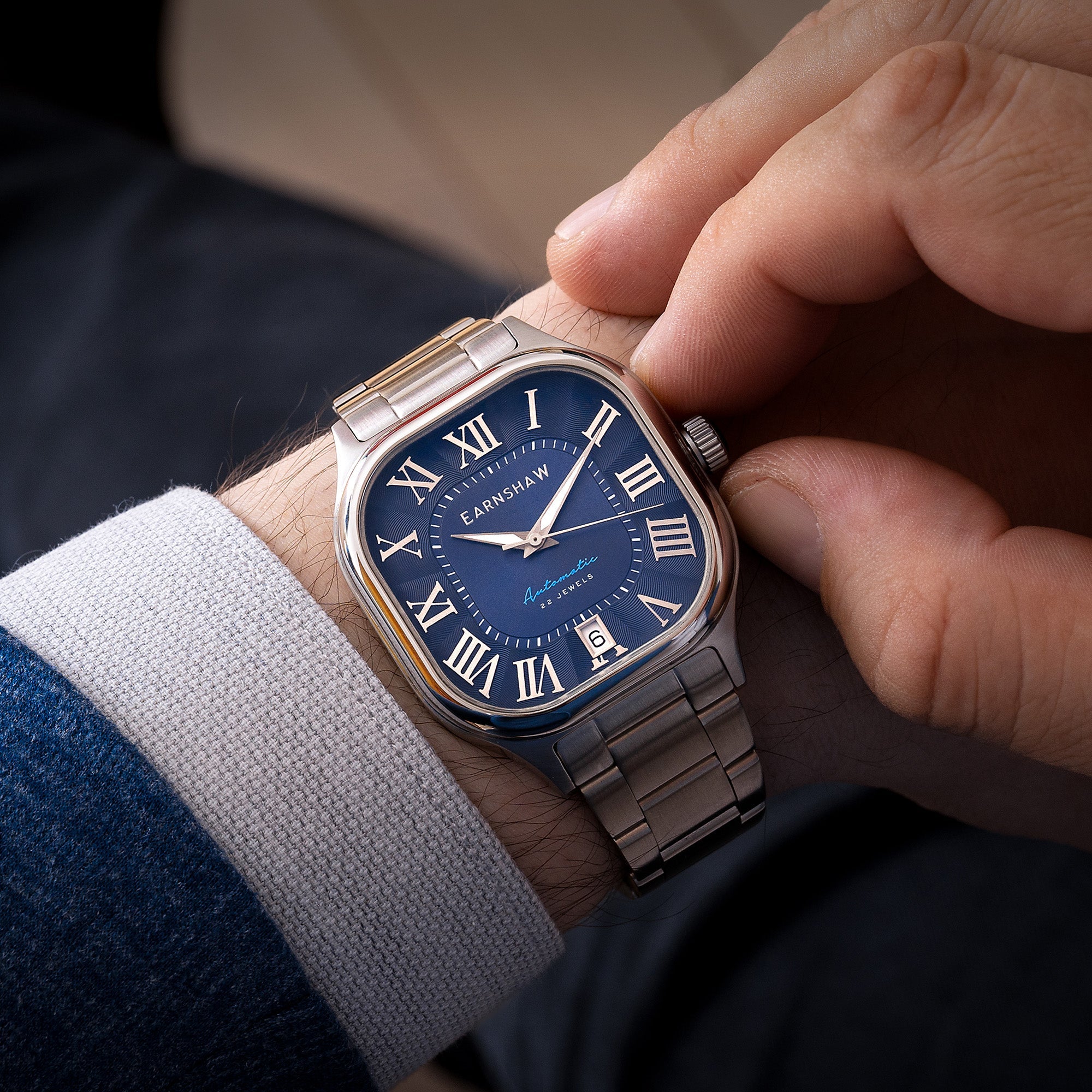THOMAS EARNSHAW Thomas Earnshaw Coussin Automatic Men's Watch ES-8284-22