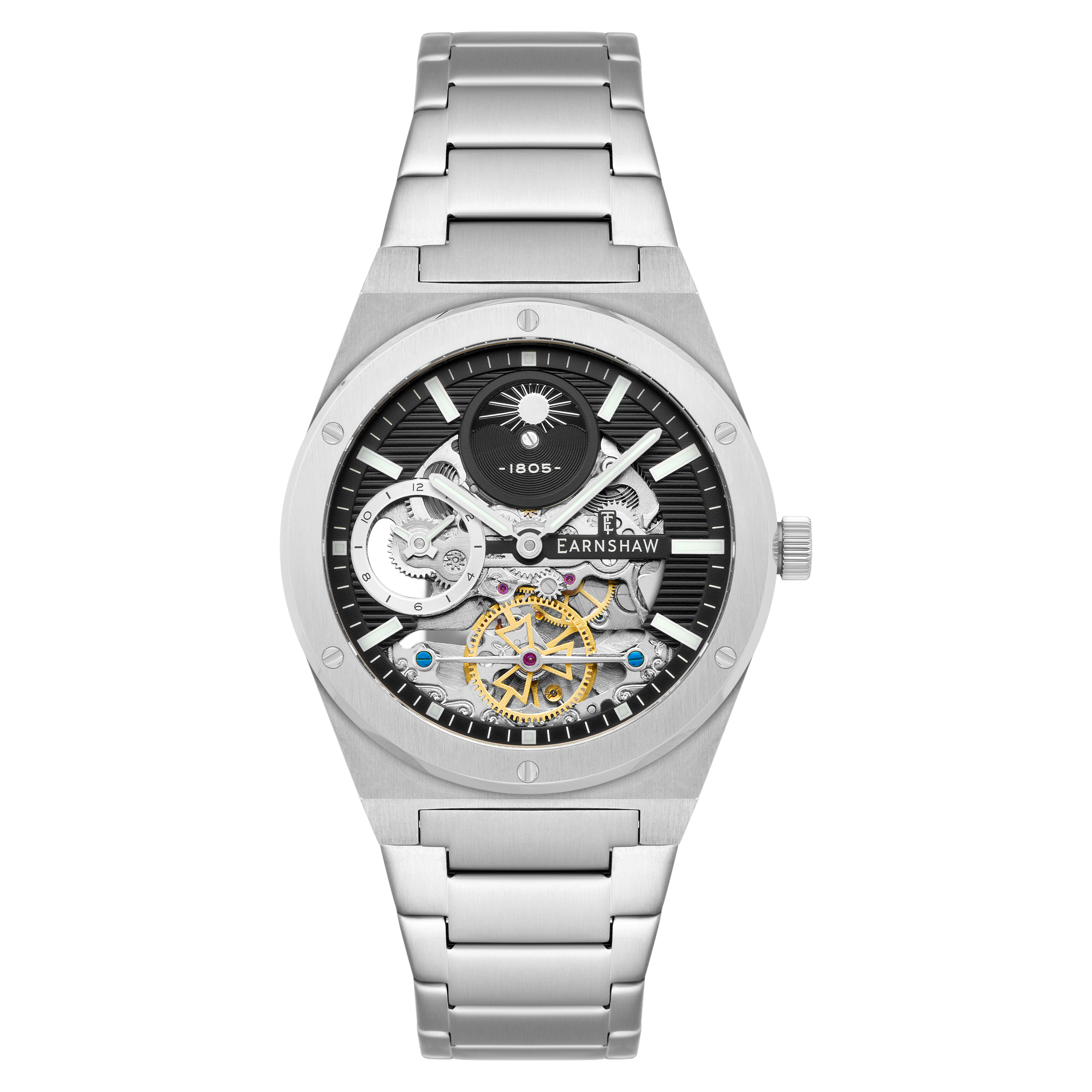 THOMAS EARNSHAW Thomas Earnshaw Drake Dual Time Automatic Men's Watch ES-8291-11