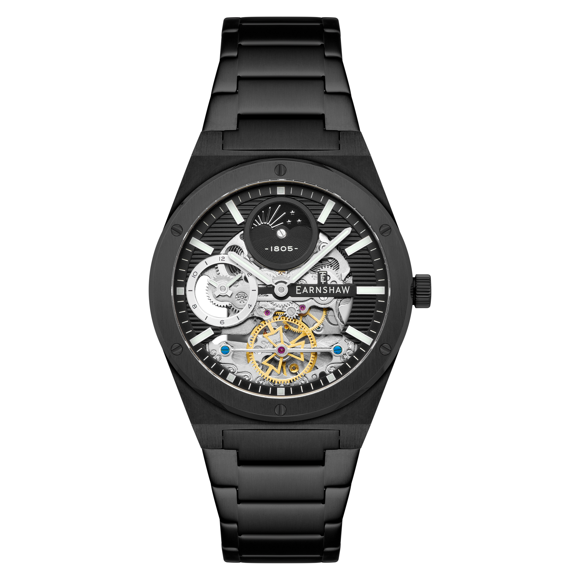 THOMAS EARNSHAW Thomas Earnshaw Drake Dual Time Automatic Men's Watch ES-8291-55