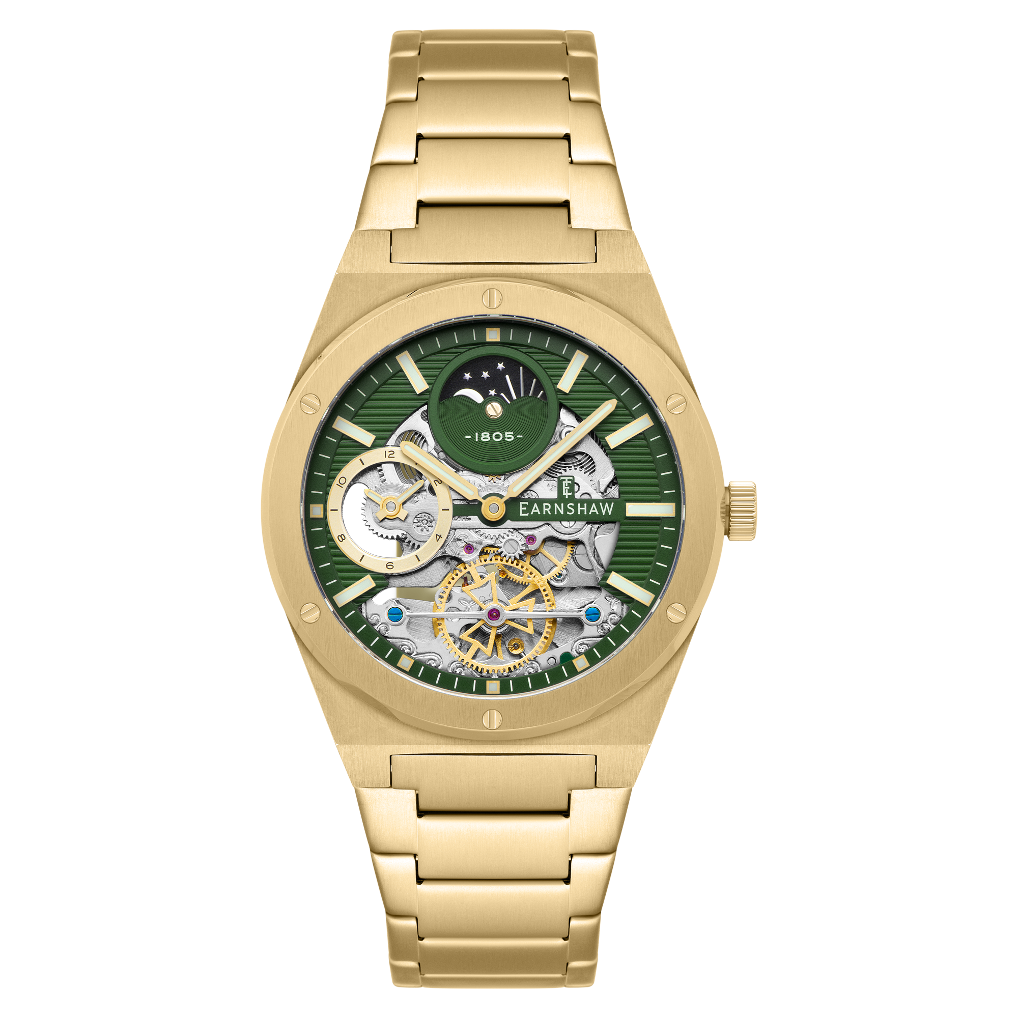 THOMAS EARNSHAW Thomas Earnshaw Drake Dual Time Automatic Men's Watch ES-8291-66
