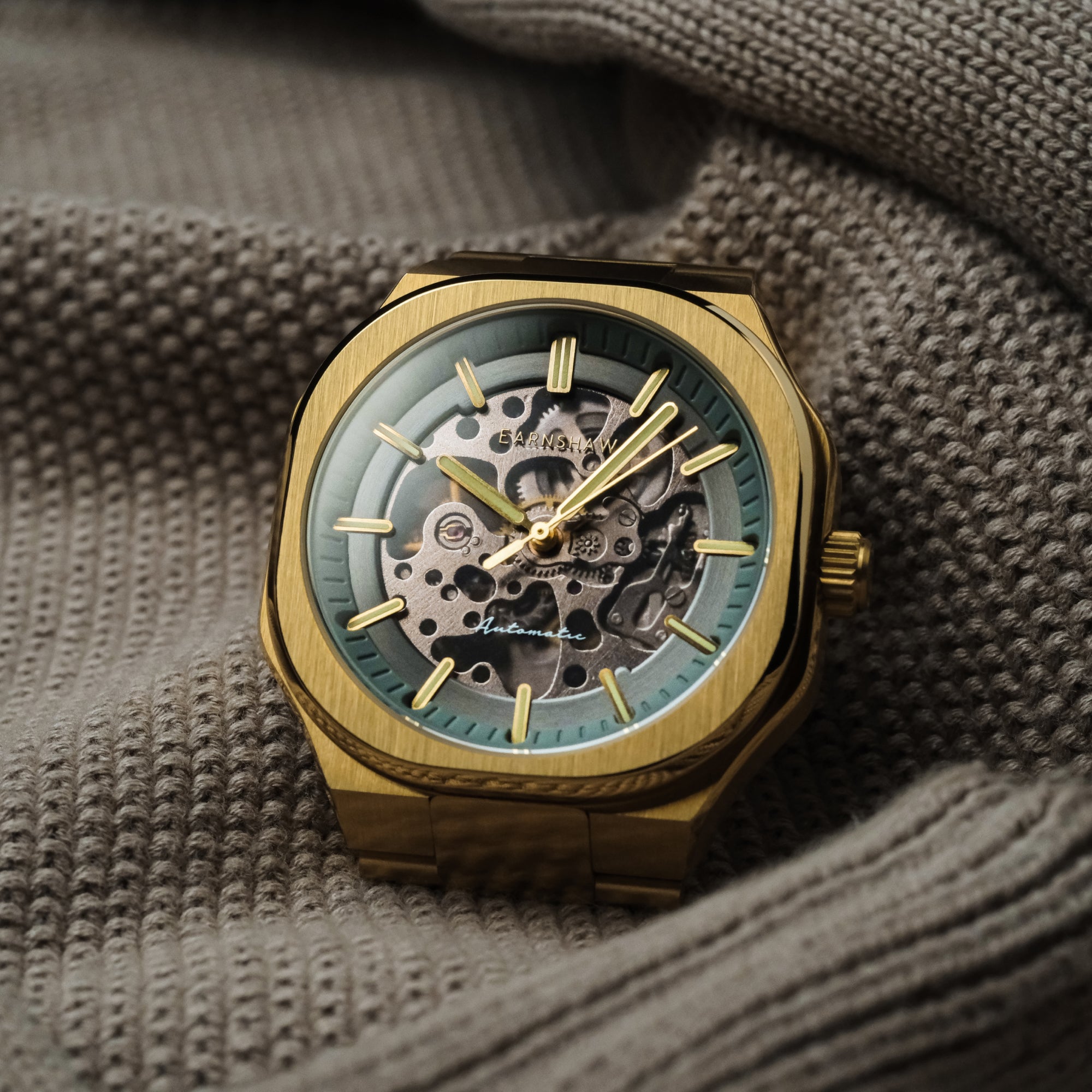THOMAS EARNSHAW Thomas Earnshaw Discovery Exeter Skeleton Automatic Men's Watch ES-8300-55