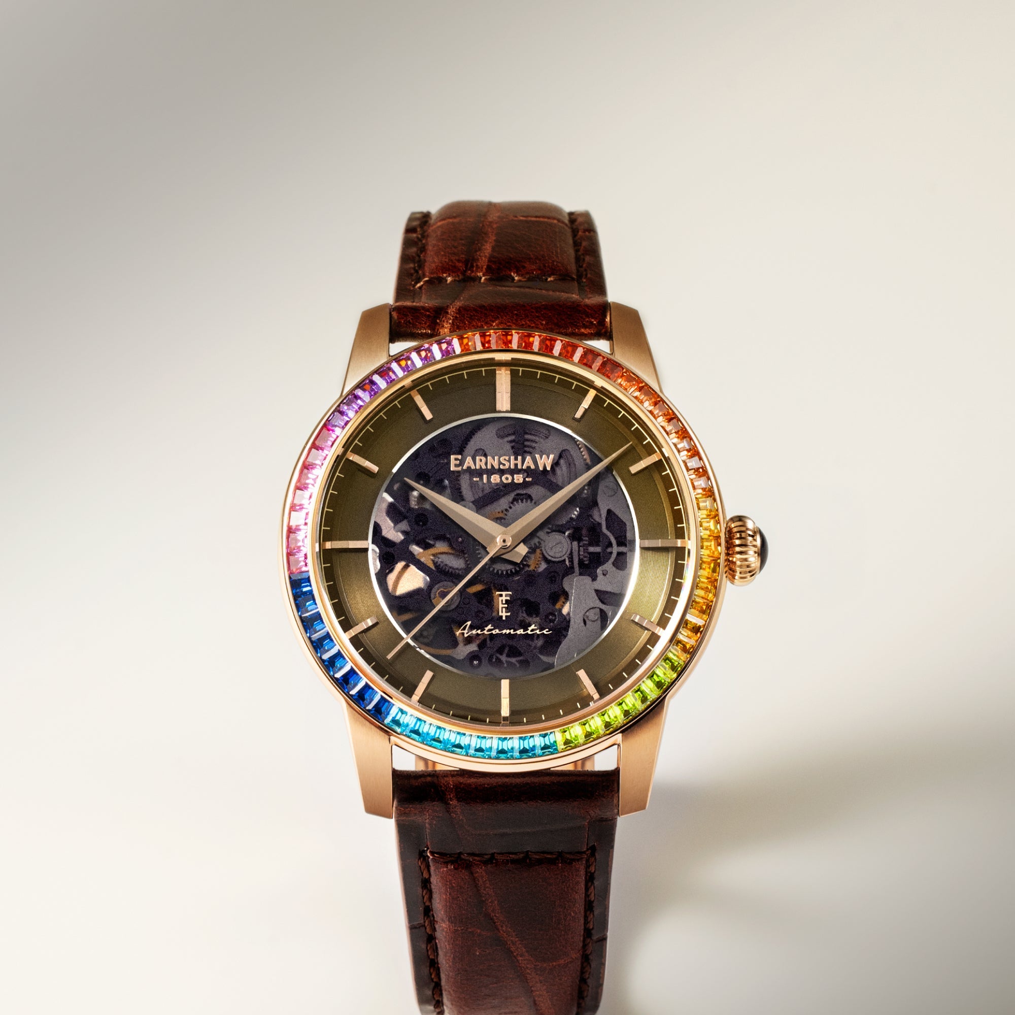 THOMAS EARNSHAW Thomas Earnshaw Celestial Glory Skeleton Automatic Men's Watch ES-8301-04