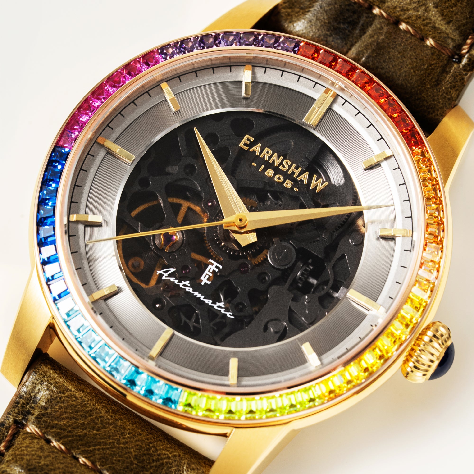 THOMAS EARNSHAW Thomas Earnshaw Celestial Glory Skeleton Automatic Men's Watch ES-8301-05