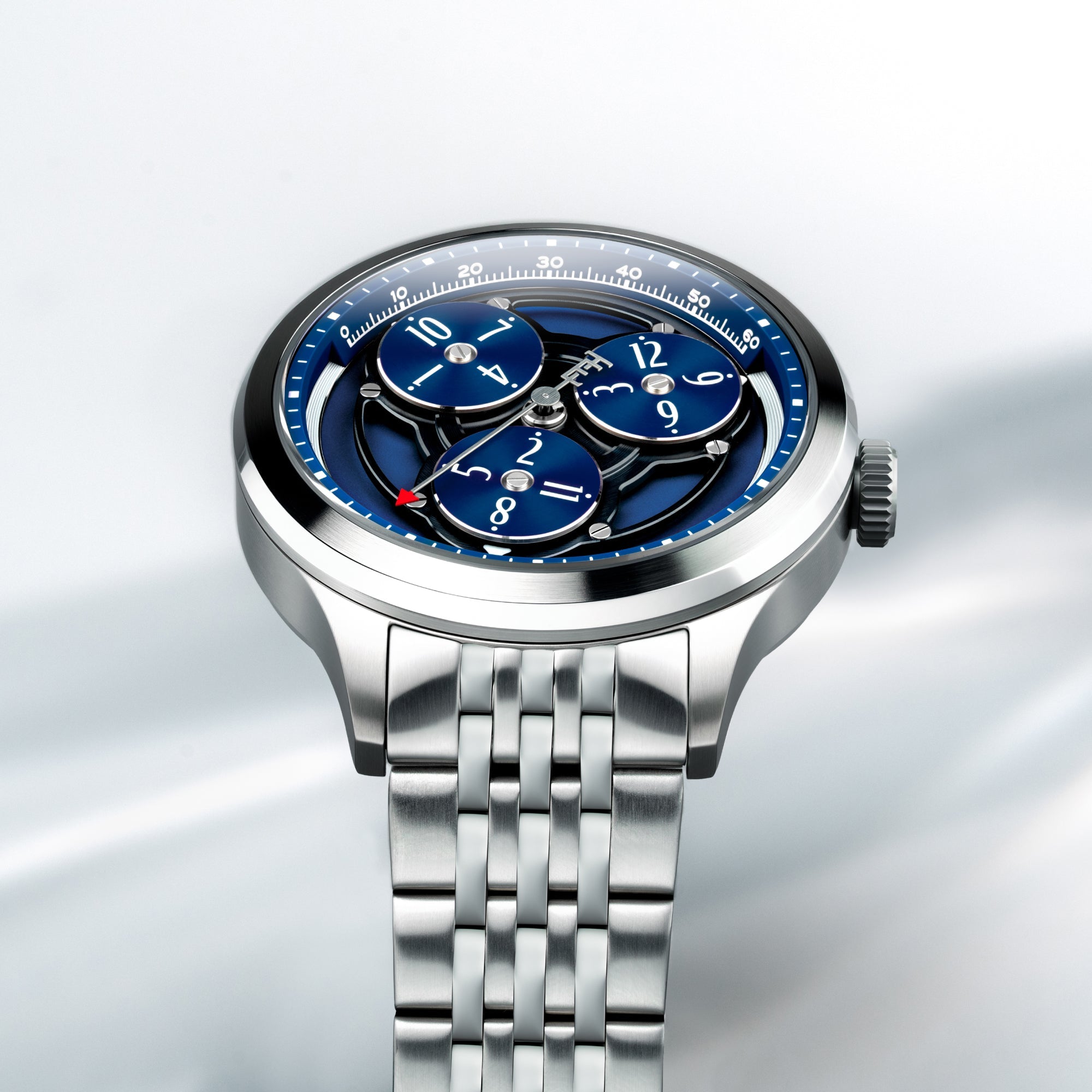 THOMAS EARNSHAW Thomas Earnshaw Engineer Hexham Trisect Automatic Limited Edition Onyx Blue Men's Watch ES-8304-22