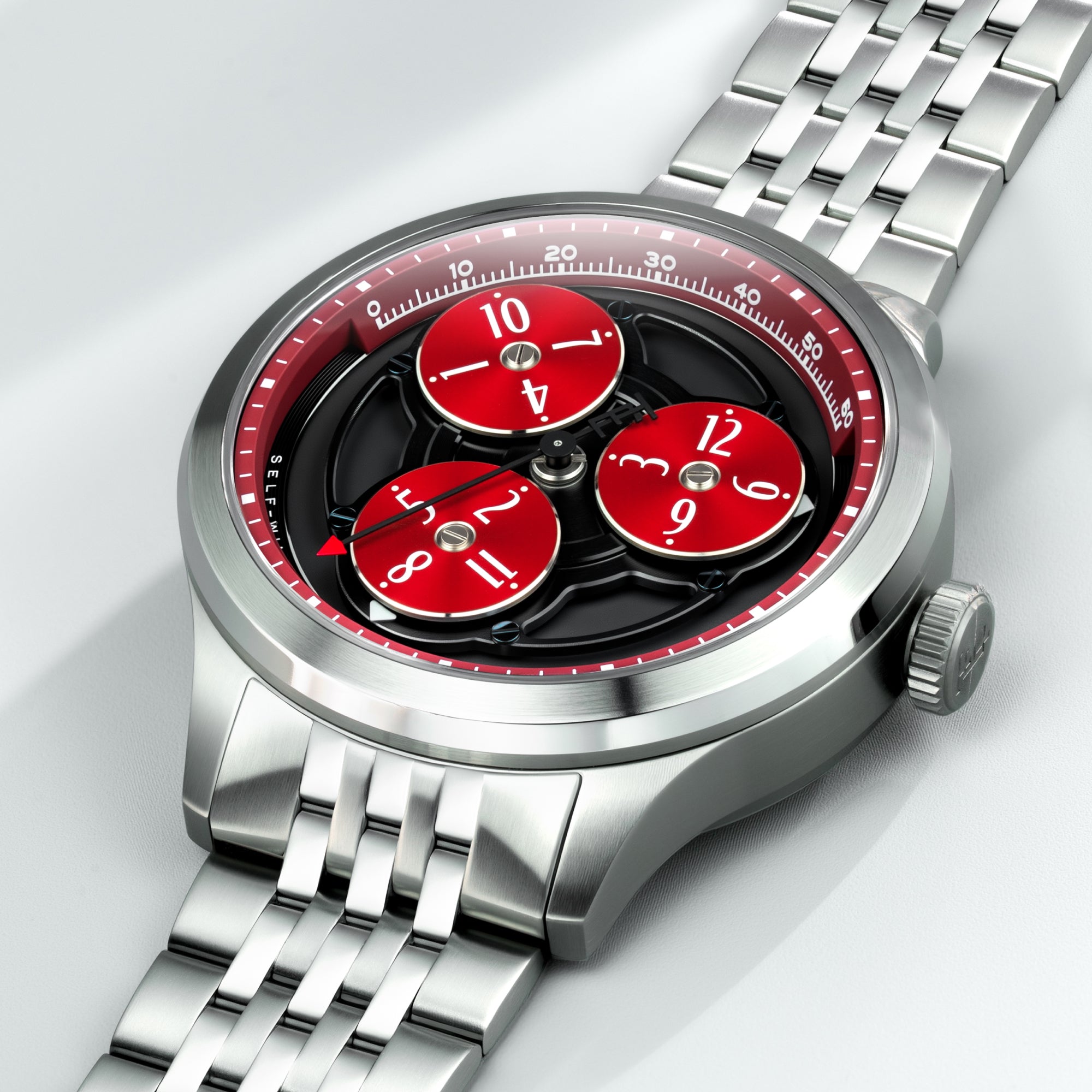 THOMAS EARNSHAW Thomas Earnshaw Engineer Hexham Trisect Automatic Limited Edition Jet Green Men's Watch ES-8304-33