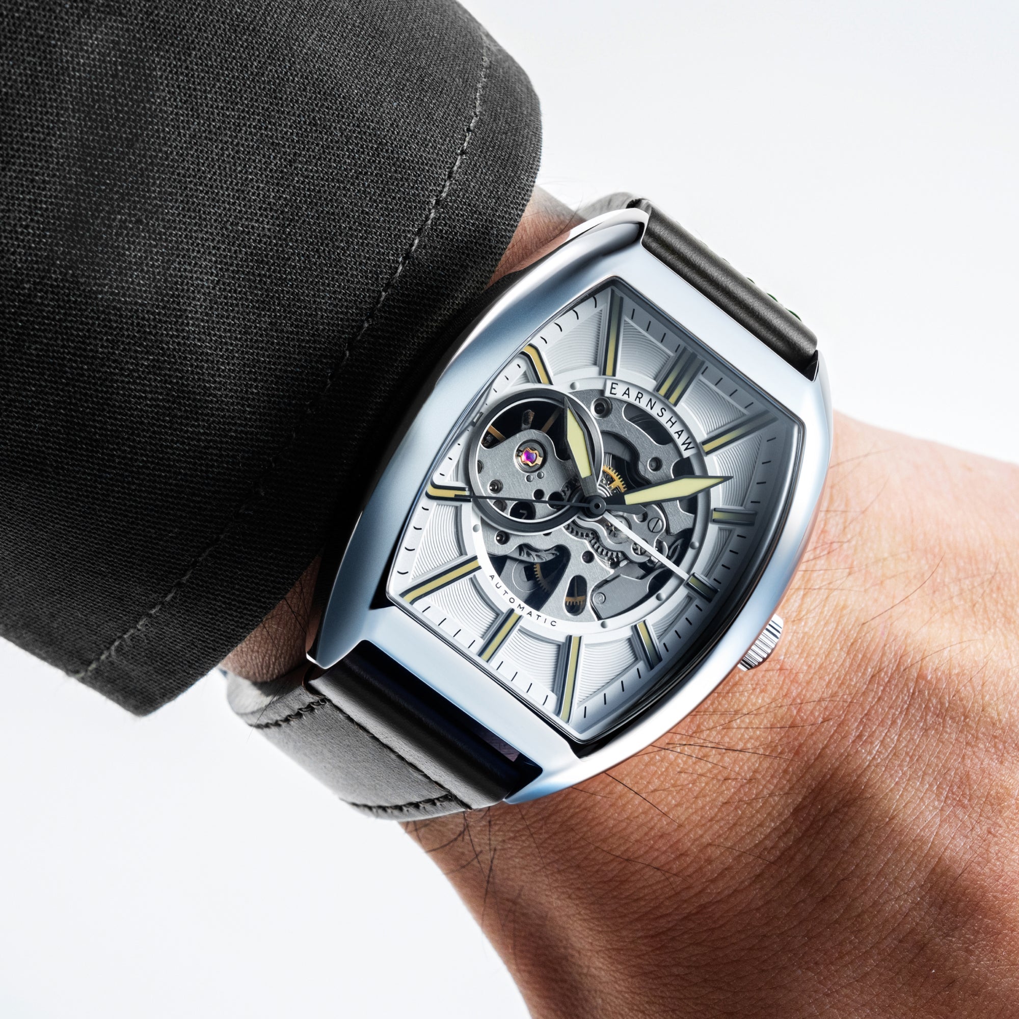 THOMAS EARNSHAW Thomas Earnshaw Heritage Beauchamp Skeleton Automatic Men's Watch ES-8310-11