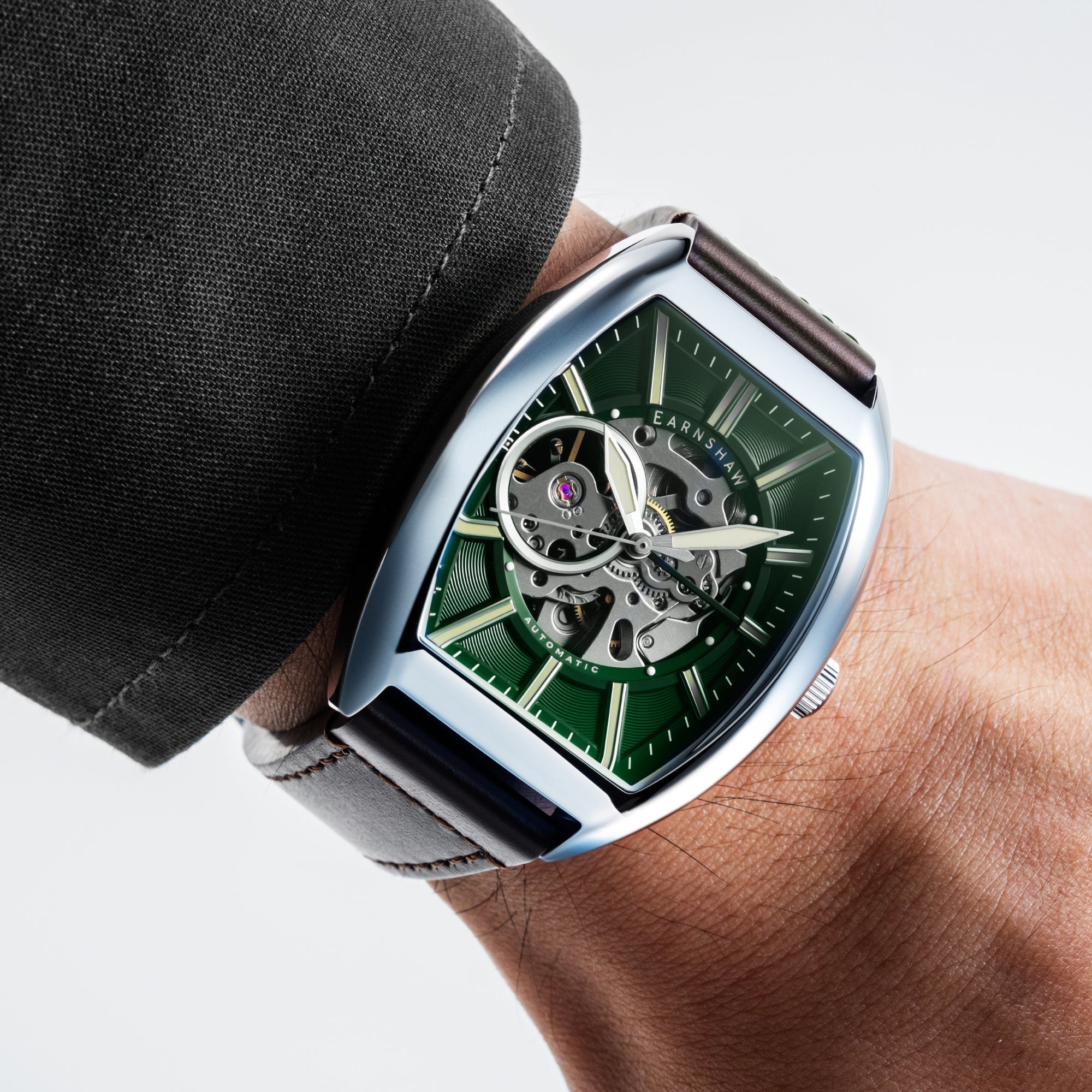 THOMAS EARNSHAW Thomas Earnshaw Heritage Beauchamp Skeleton Automatic Men's Watch ES-8310-33