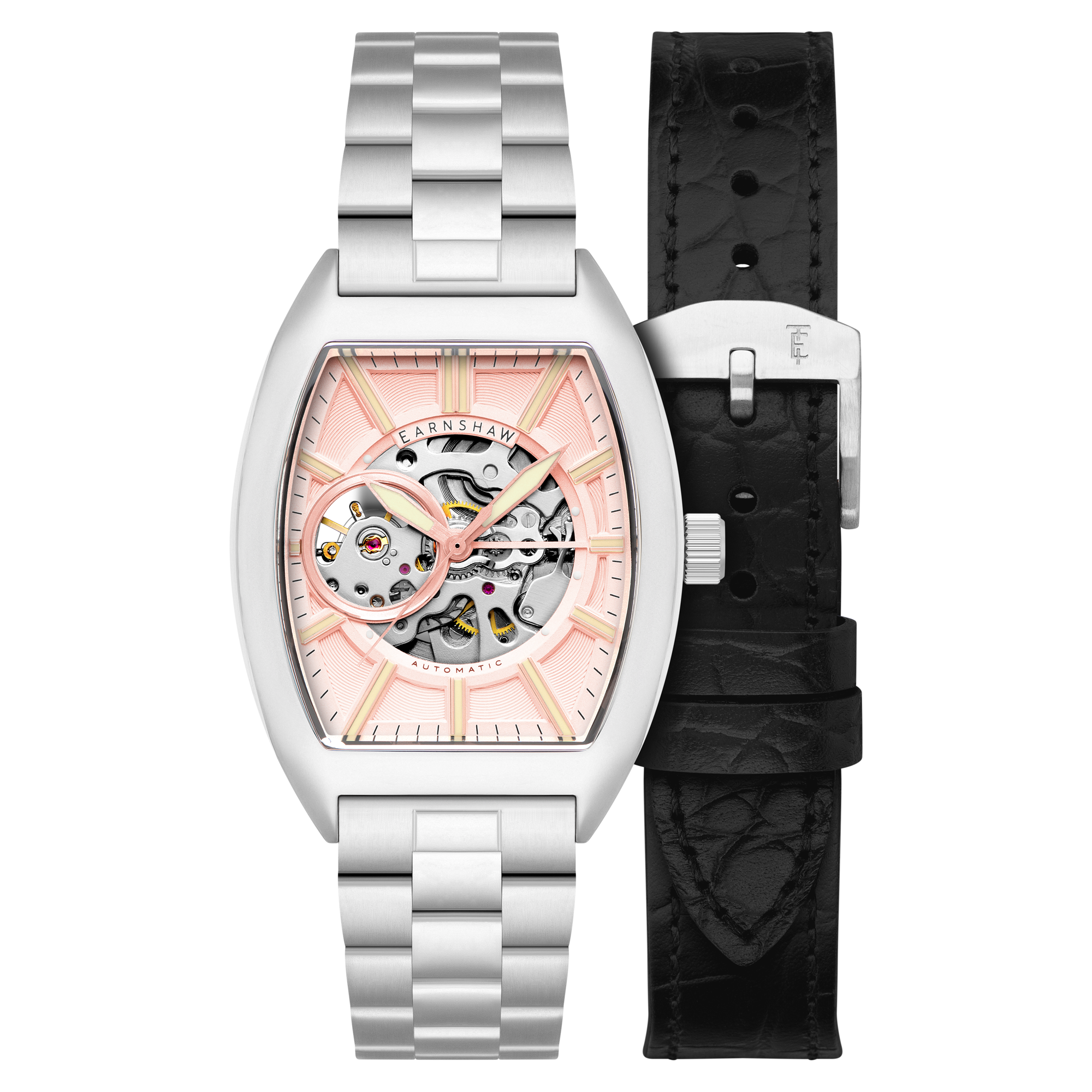 THOMAS EARNSHAW Thomas Earnshaw Heritage Beauchamp Skeleton Automatic Men's Watch ES-8310-44