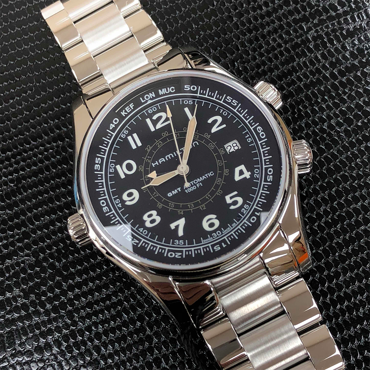 HAMILTON Hamilton Khaki Navy Khaki UTC Auto Men's Watch H77505133
