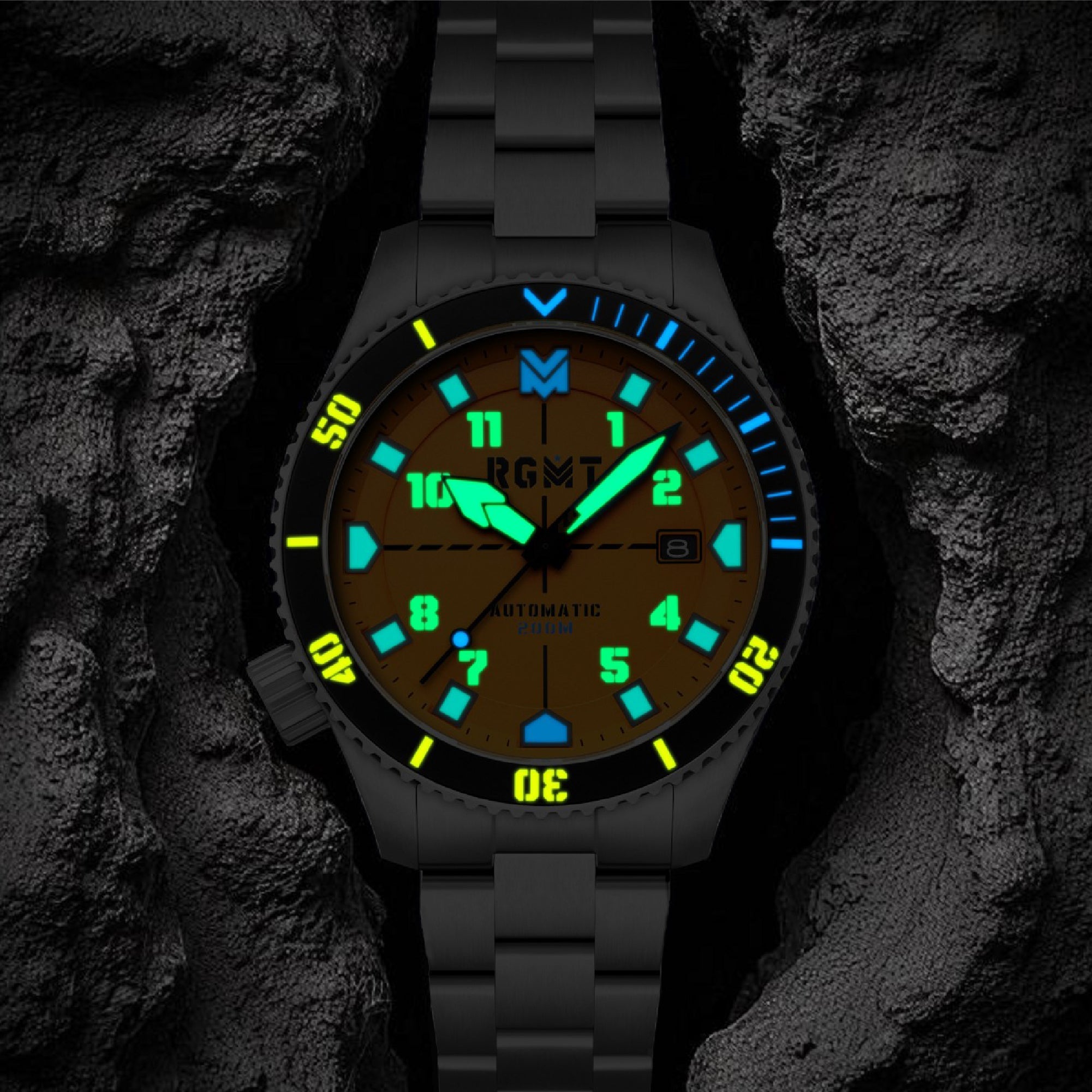 RGMT RGMT Recon Diver Automatic Orange Men's Watch RG-8075-55