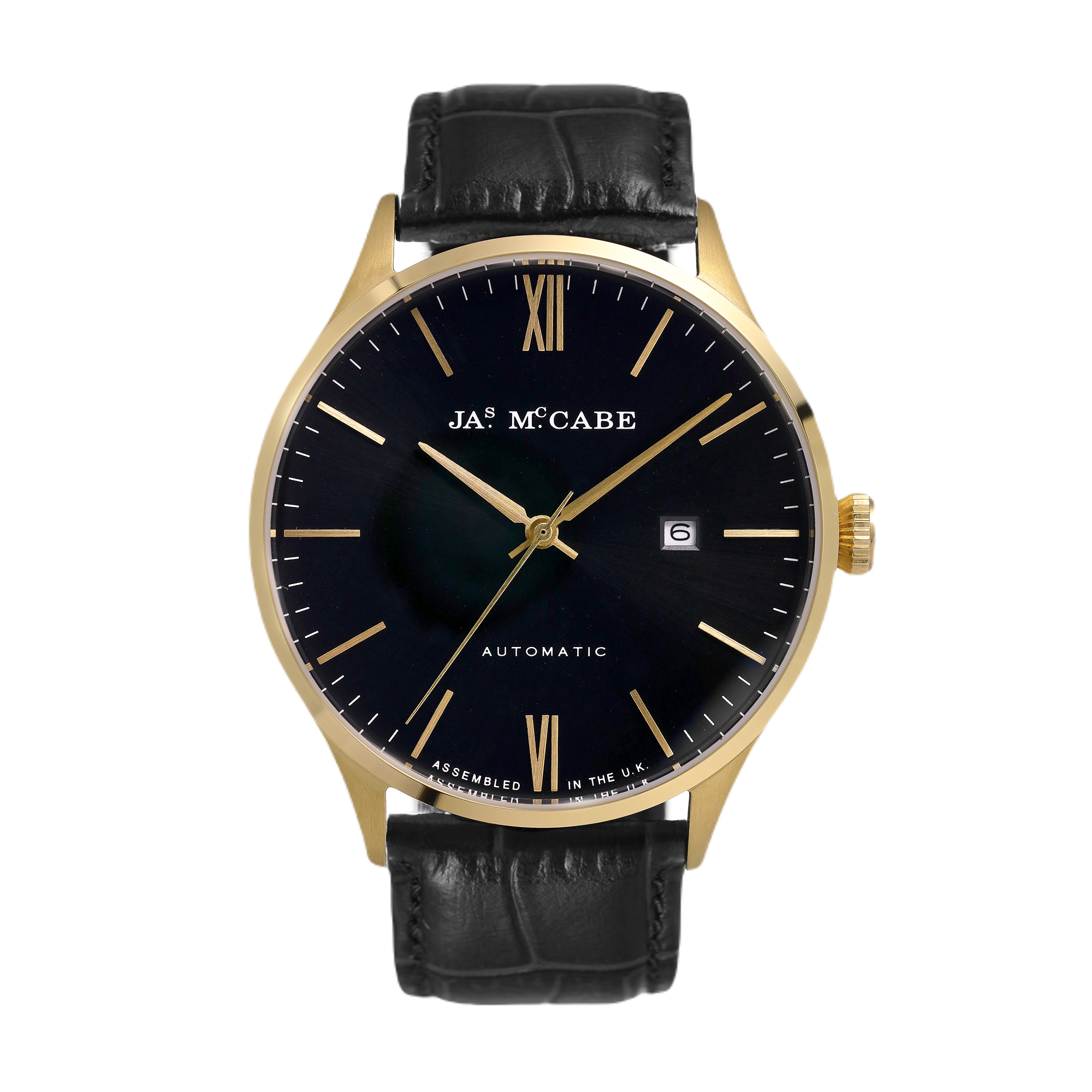 James McCabe London Automatic Playboy Black Men's Watch JM-1025-07