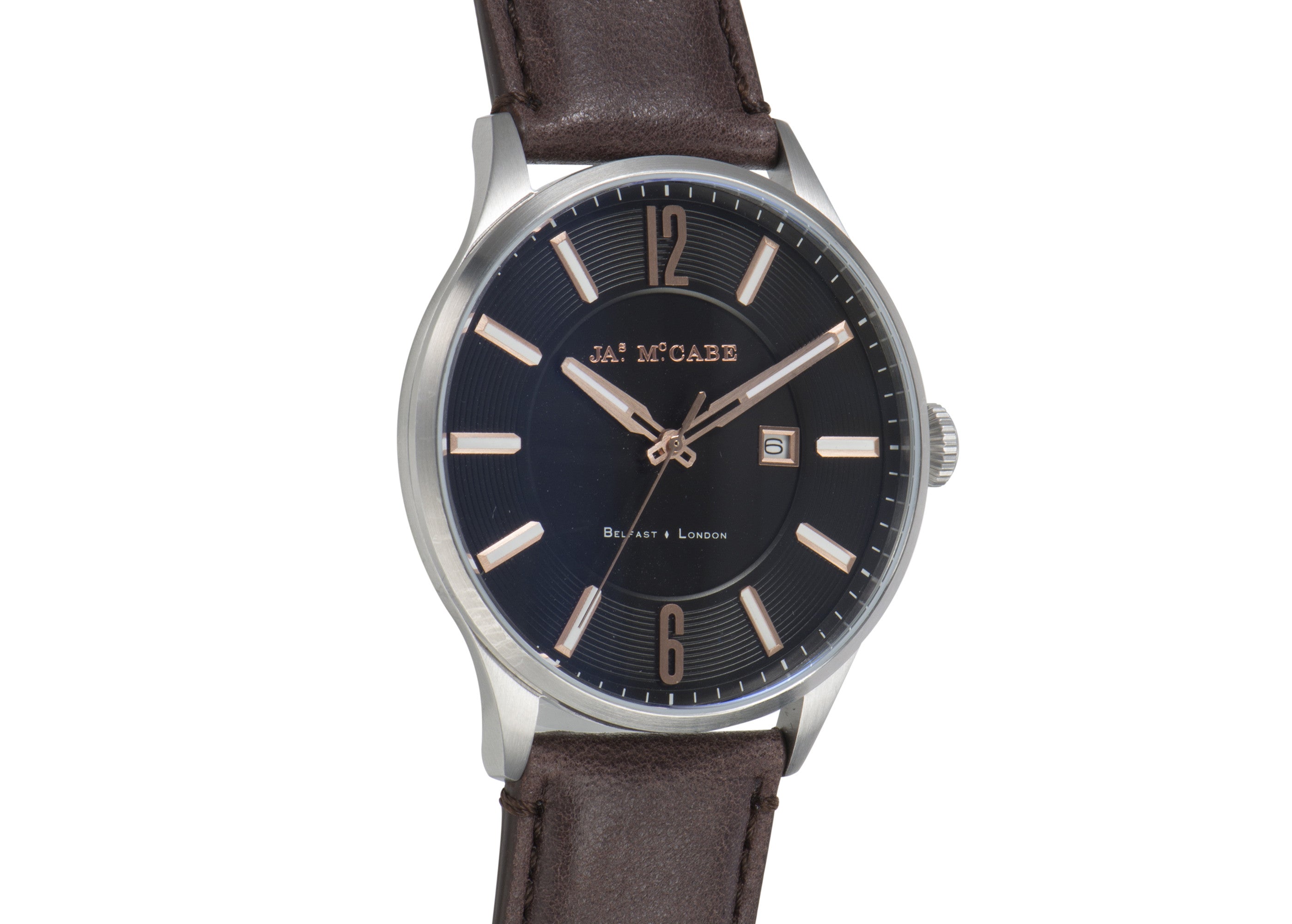 James McCabe London Commander Black Men's Watch JM-1027-01