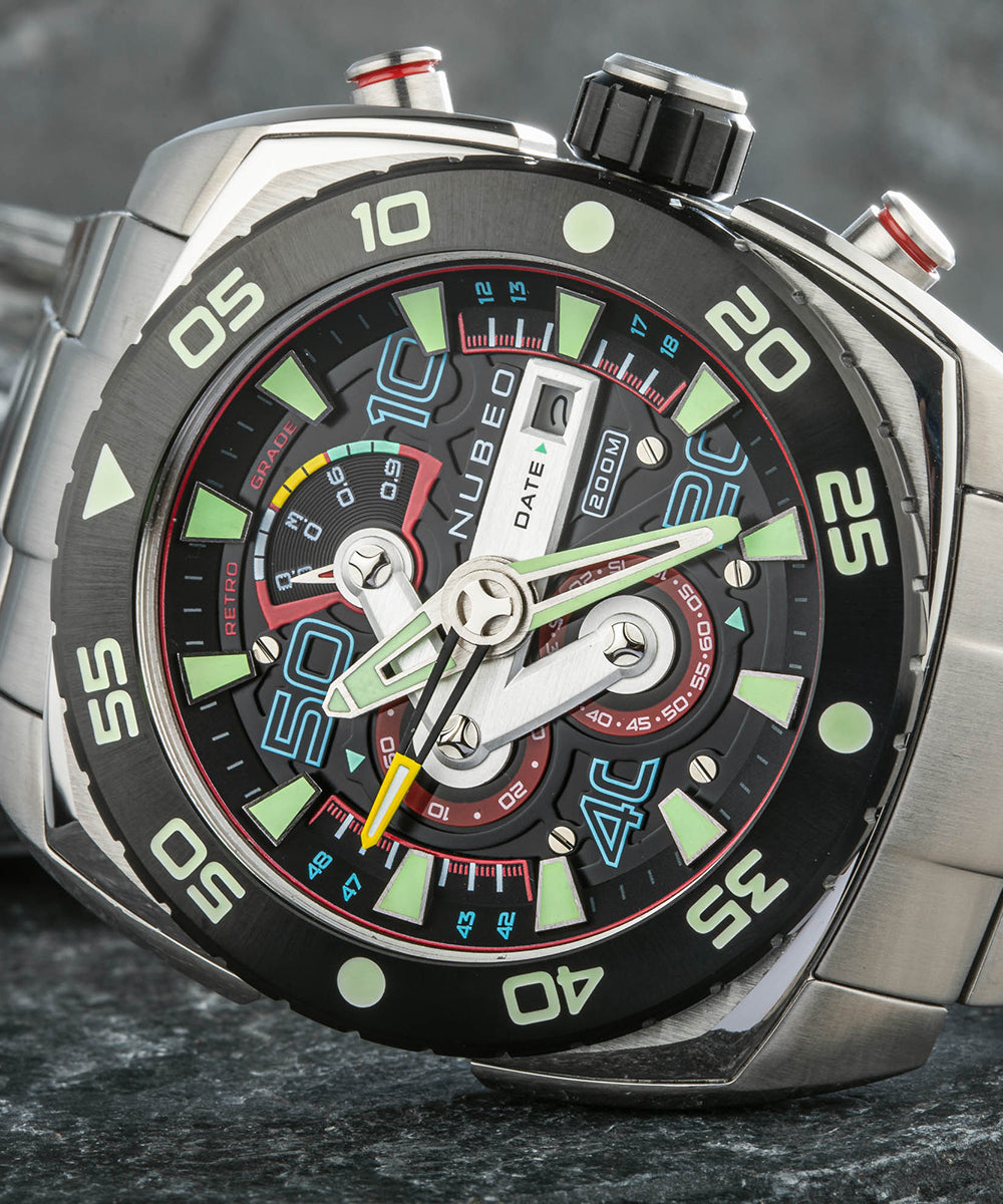 NUBEO Nubeo Ingenuity Men's Japanese Quartz Balaram Watch NB-6056-11 (Damaged Packaging)