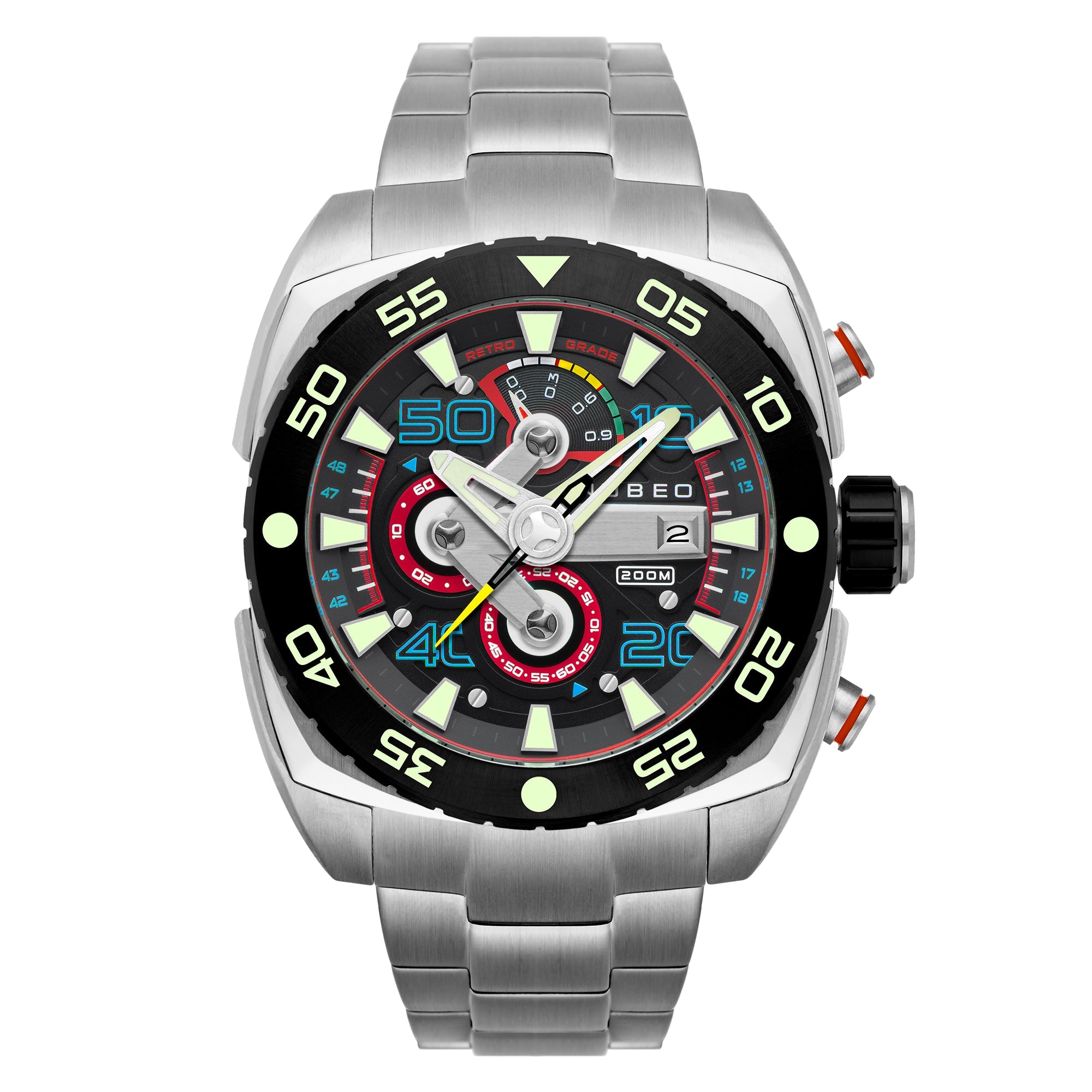 NUBEO Nubeo Ingenuity Men's Japanese Quartz Balaram Watch NB-6056-11 (Damaged Packaging)