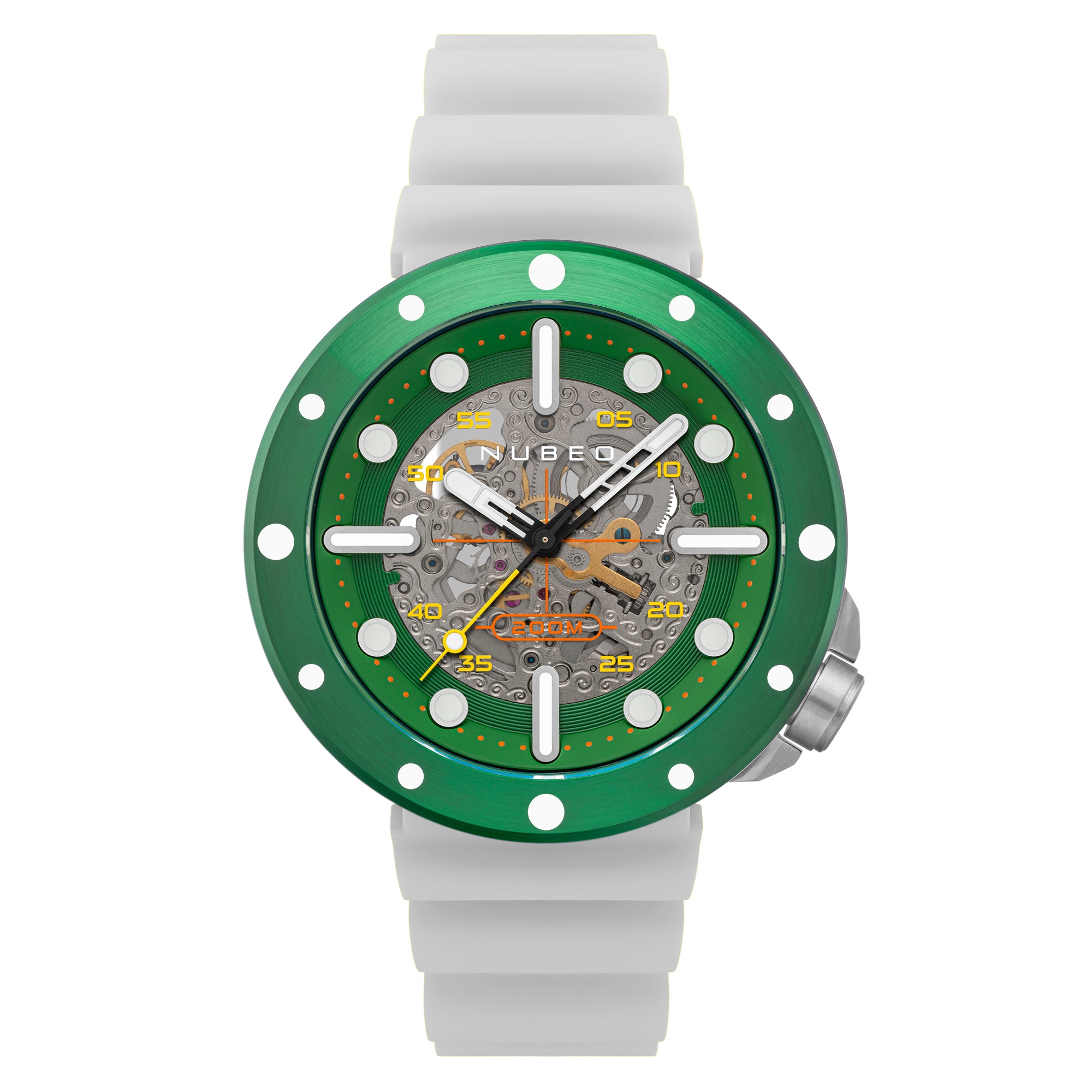 NUBEO Nubeo Space Cassini Men's Automatic Skeleton Arctic Watch NB-6058-02