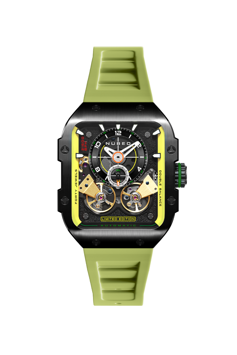 NUBEO Nubeo Maven Automatic Limited Edition Dark Khaki Men's Watch NB-6077-0B