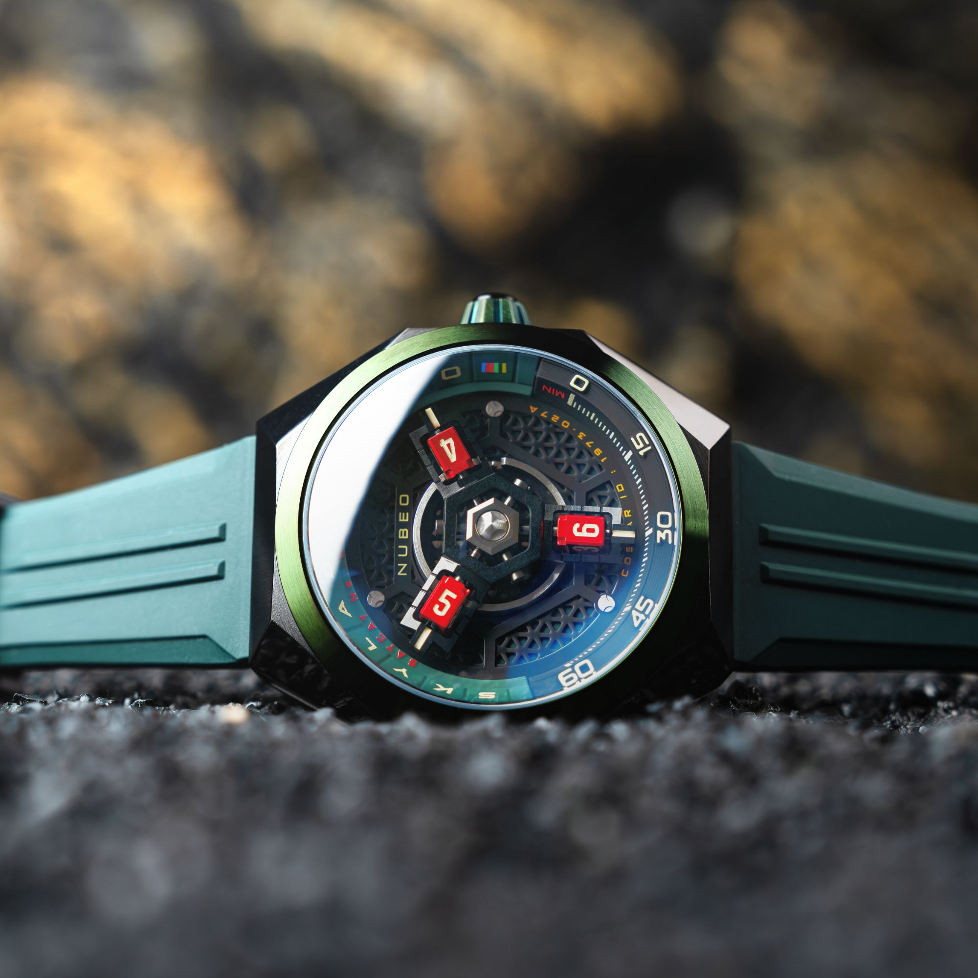 NUBEO Nubeo Skylab Automatic Limited Edition Forest Green Men's Watch NB-6083-09