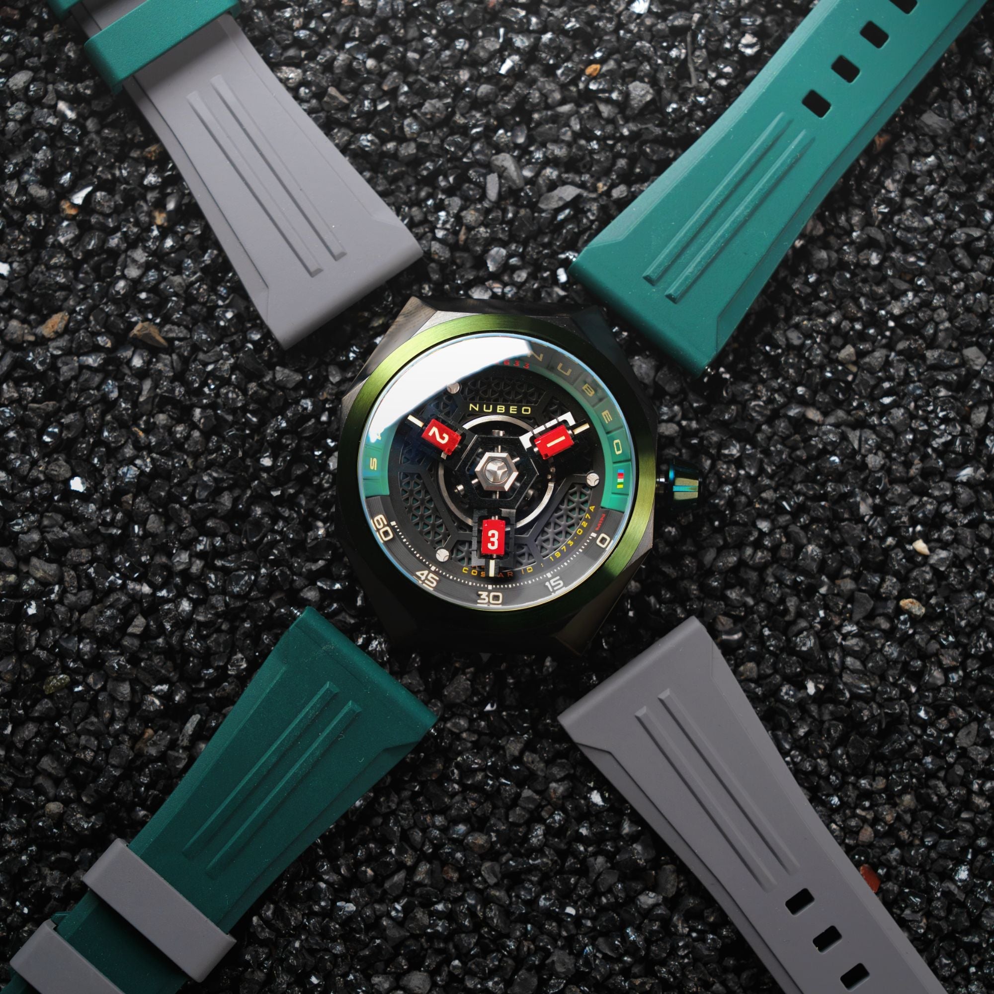 NUBEO Nubeo Skylab Automatic Limited Edition Forest Green Men's Watch NB-6083-09