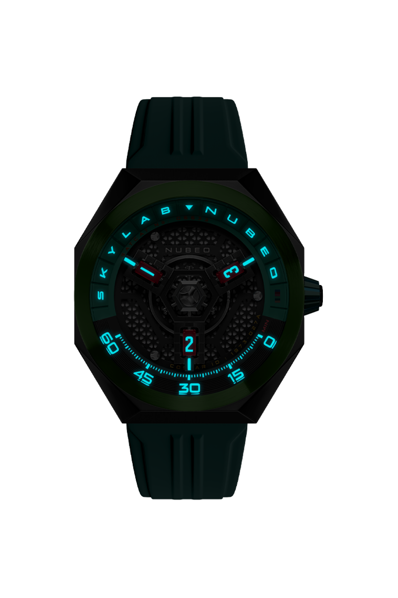 NUBEO Nubeo Skylab Automatic Limited Edition Forest Green Men's Watch NB-6083-09