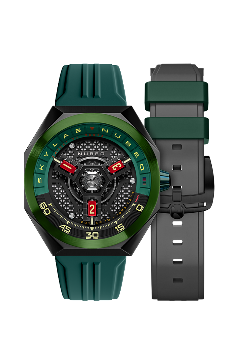 NUBEO Nubeo Skylab Automatic Limited Edition Forest Green Men's Watch NB-6083-09