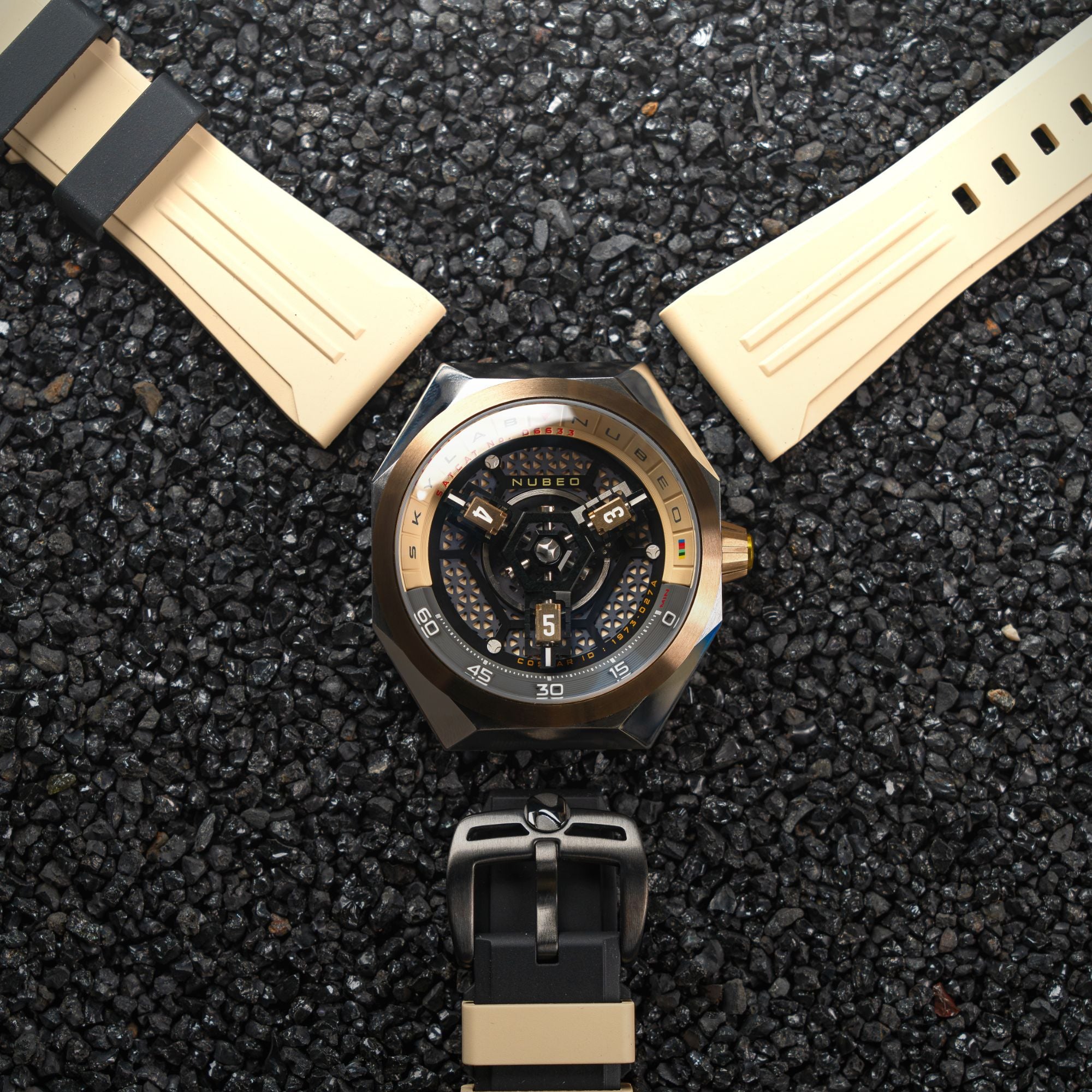 NUBEO Nubeo Skylab Automatic Limited Edition Khaki Men's Watch NB-6083-0A