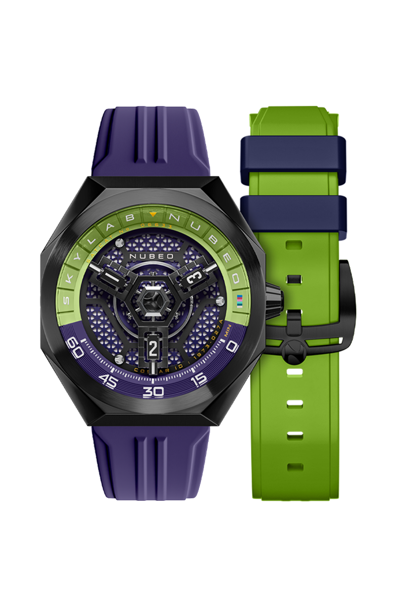 NUBEO Nubeo Skylab Automatic Limited Edition Gun Metal Men's Watch NB-6083-0B