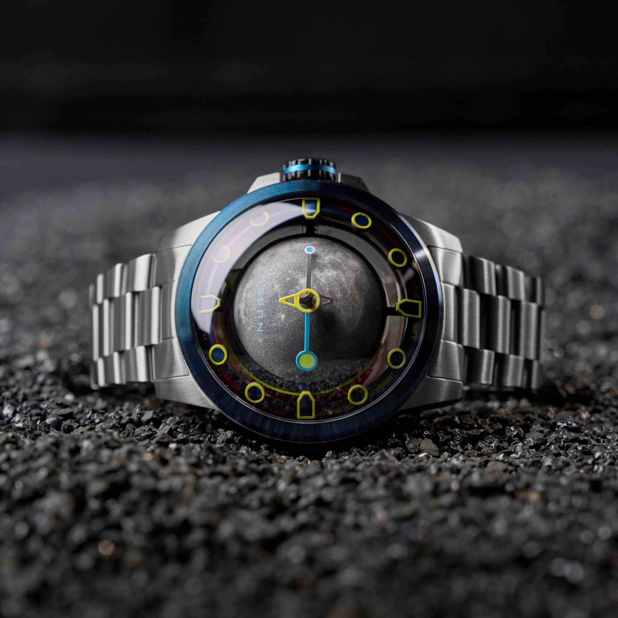 NUBEO Nubeo Tranquility Automatic Limited Edition Crescent Blue Men's Watch NB-6091-22