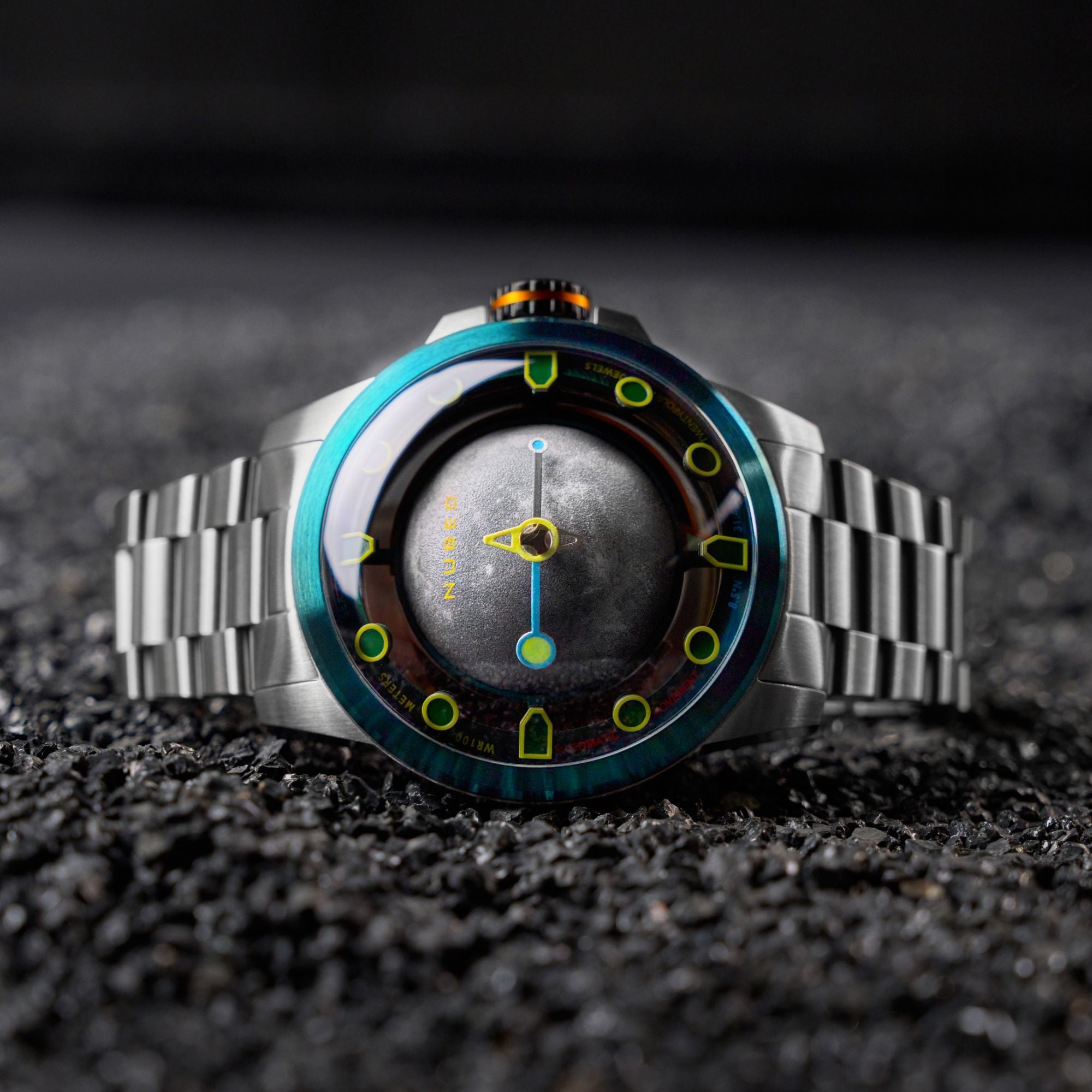 NUBEO Nubeo Tranquility Automatic Limited Edition Quarter Green Men's Watch NB-6091-33