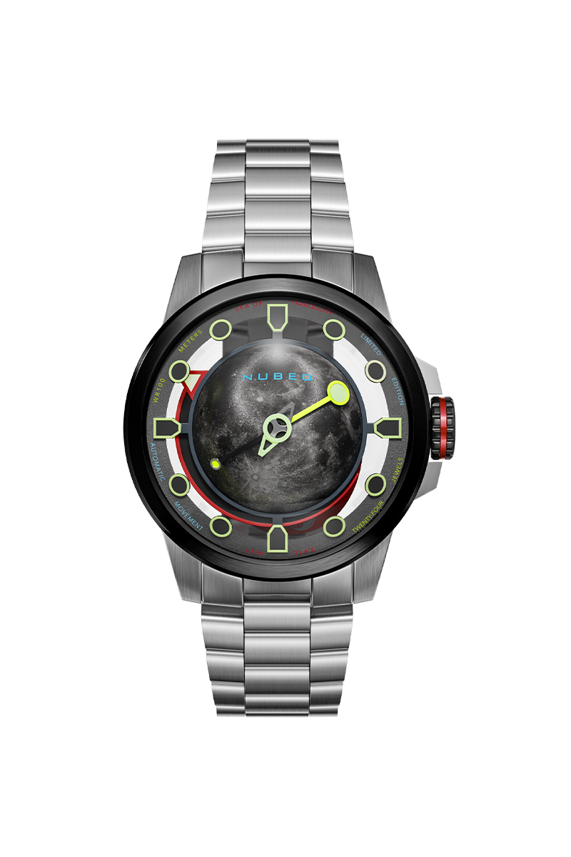 NUBEO Nubeo Tranquility Automatic Limited Edition Waning Black Men's Watch NB-6091-55