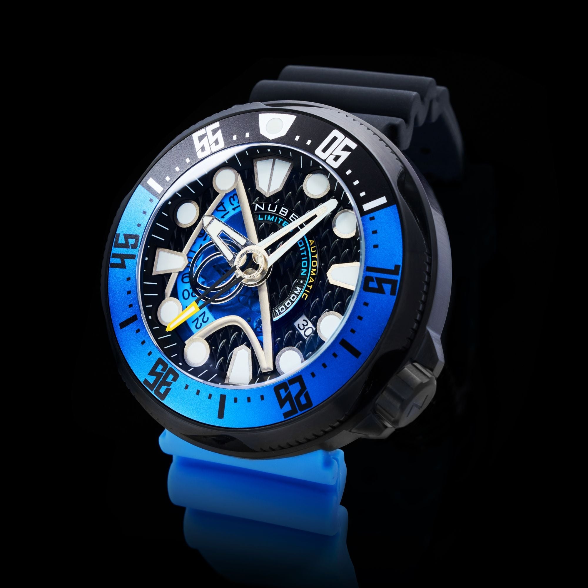NUBEO Nubeo Ventana Automatic Star Trek Starfleet Limited Edition Science Blue Men's Watch NB-6104-02
