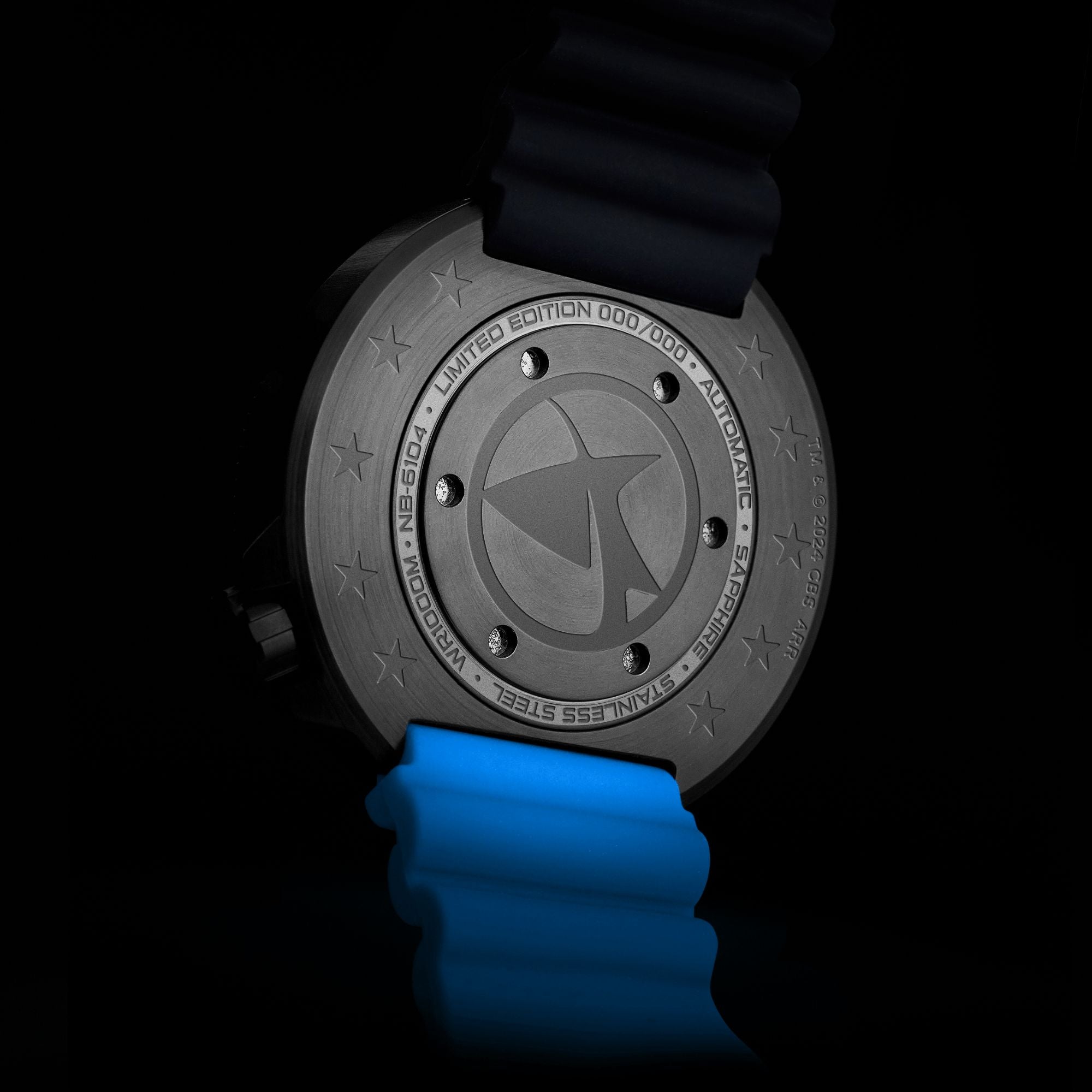 NUBEO Nubeo Ventana Automatic Star Trek Starfleet Limited Edition Science Blue Men's Watch NB-6104-02