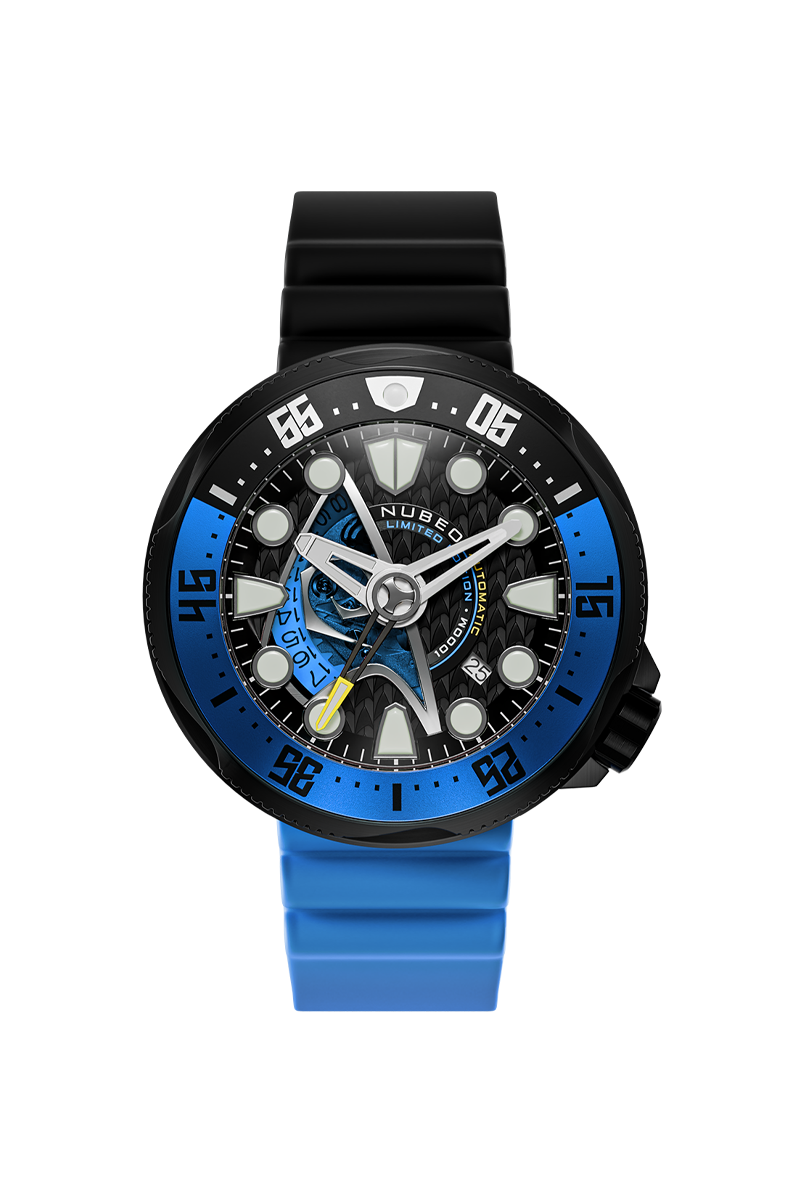 NUBEO Nubeo Ventana Automatic Star Trek Starfleet Limited Edition Science Blue Men's Watch NB-6104-02