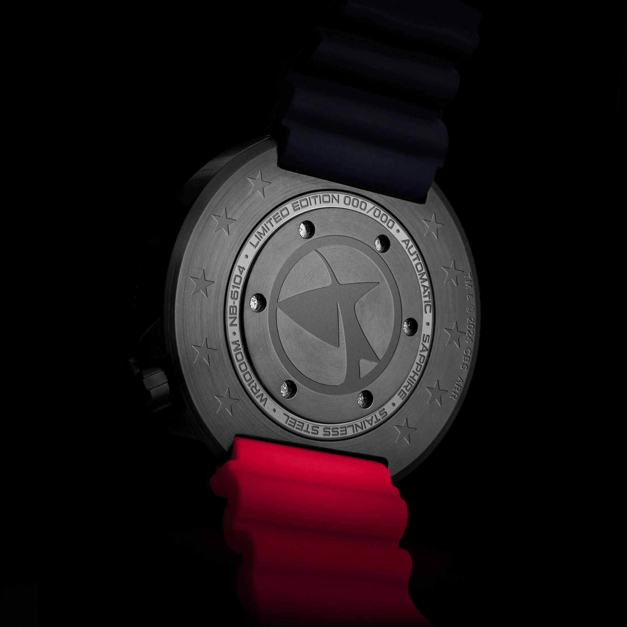 NUBEO Nubeo Ventana Automatic Star Trek Starfleet Limited Edition Ops Red Men's Watch NB-6104-03