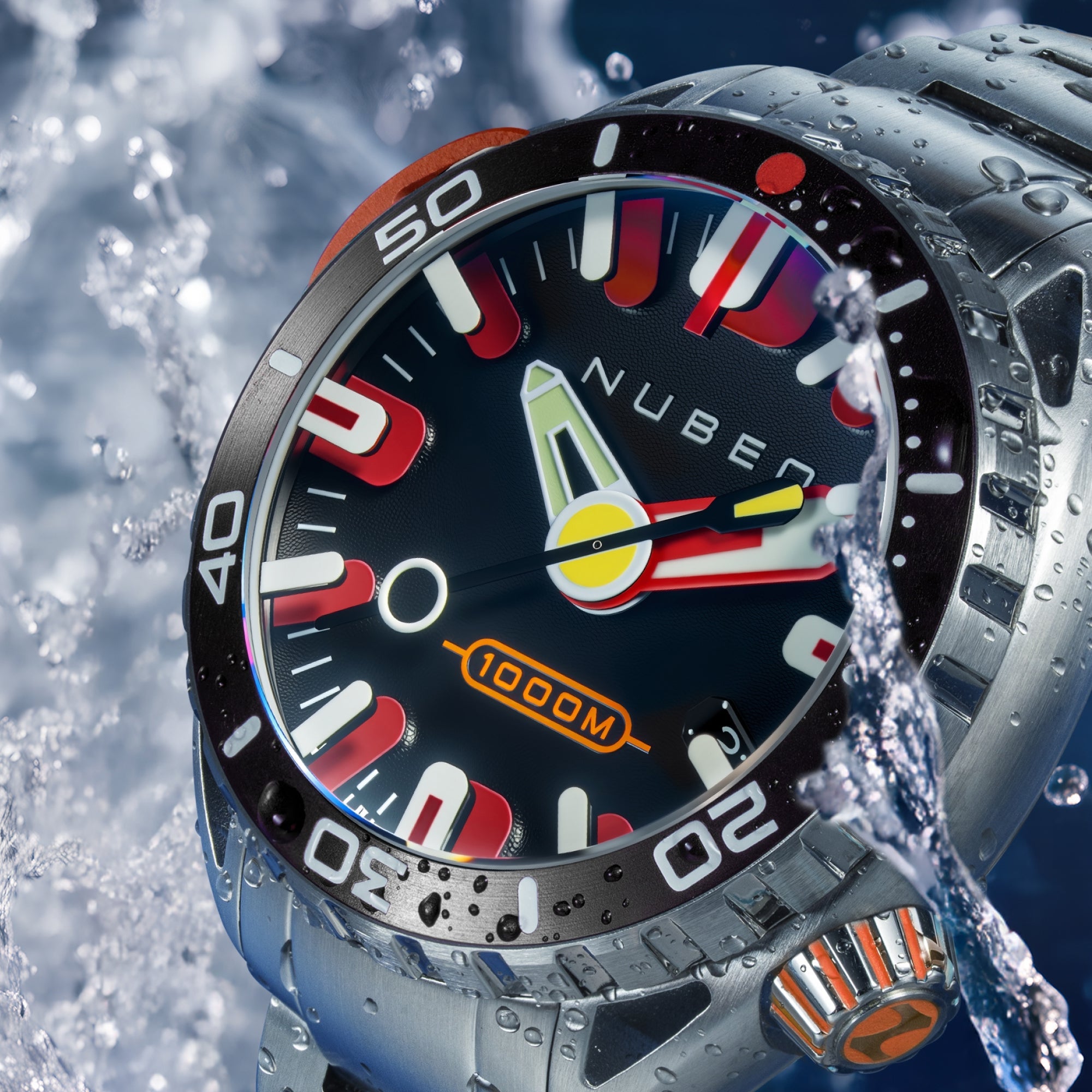 NUBEO Nubeo Aluminaut Automatic Limited Edition Devil'S Black Men's Watch NB-6115-11