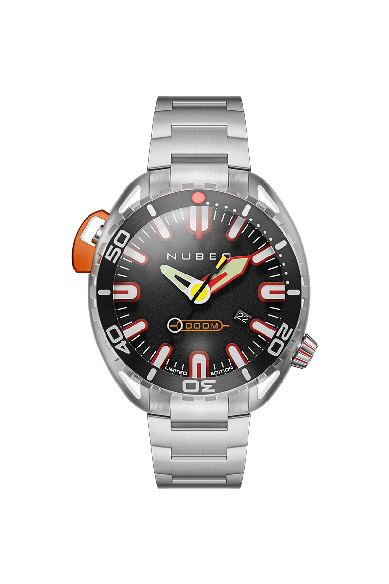 NUBEO Nubeo Aluminaut Automatic Limited Edition Devil'S Black Men's Watch NB-6115-11
